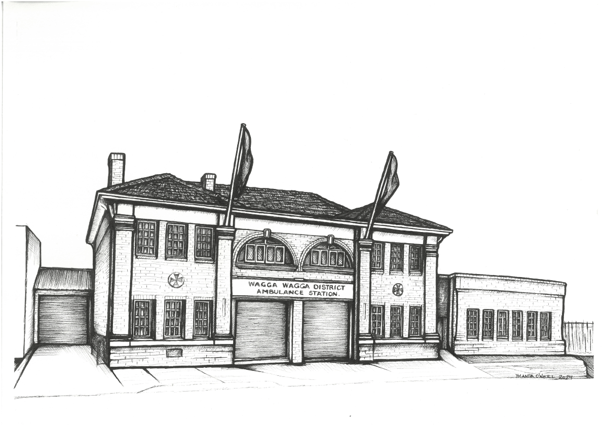 The Ambo
A3 Pigment Pen on Watercolour paper