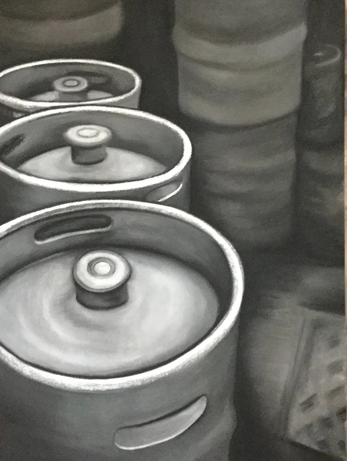 Kegs - Thirsty Work Series
A1 Pastel & Charcoal on Watercolour paper