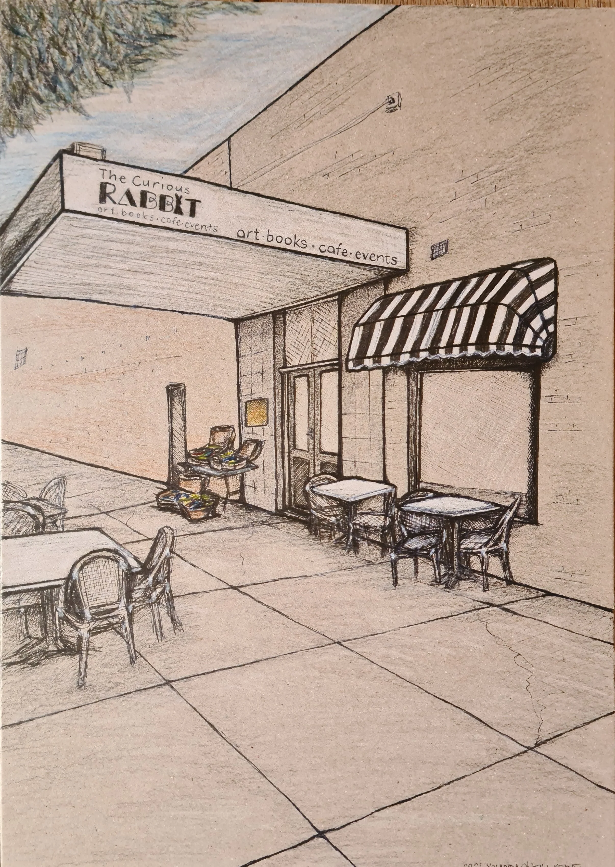 Curious Rabbit.
Pigment Pen & pencil on card.
Eastern Riverina Arts A4 works on Paper Auction.