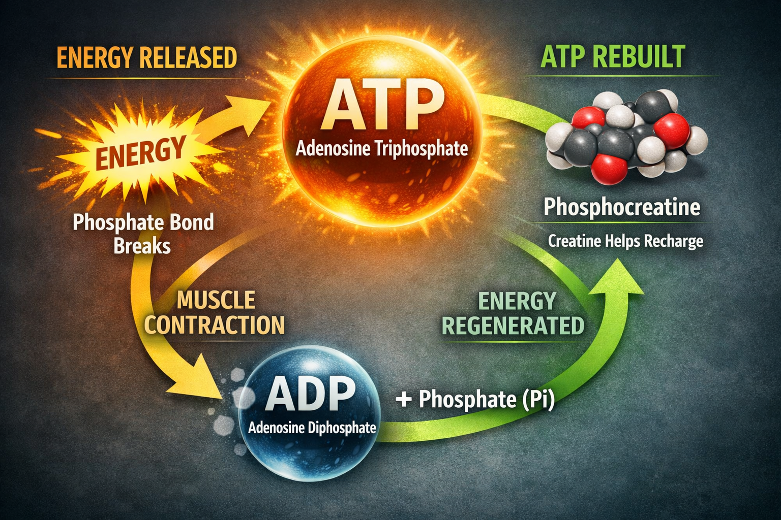How ATP Actually Fuels Your Body (Or: Why Creatine?)