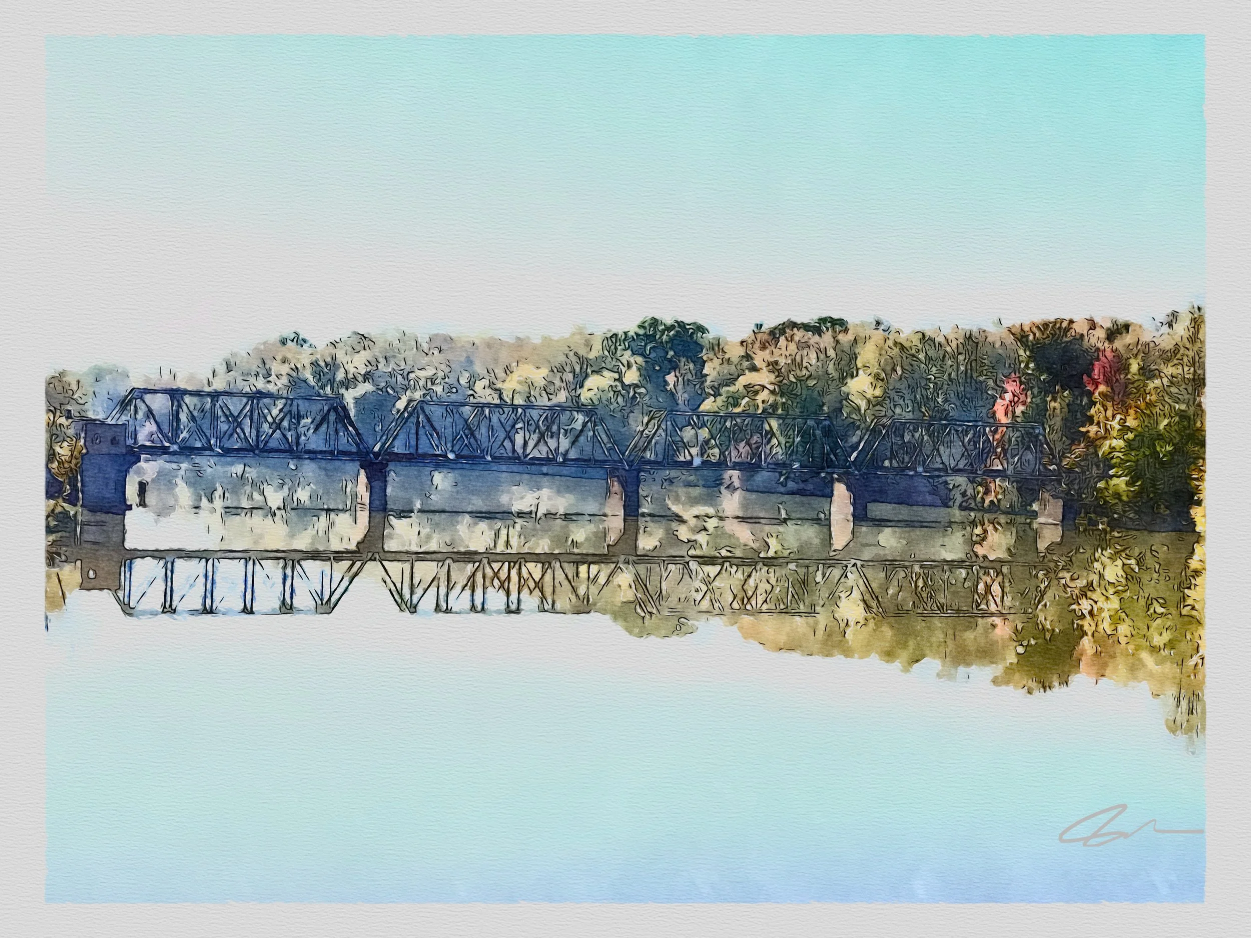 Reflection Watercolor Print