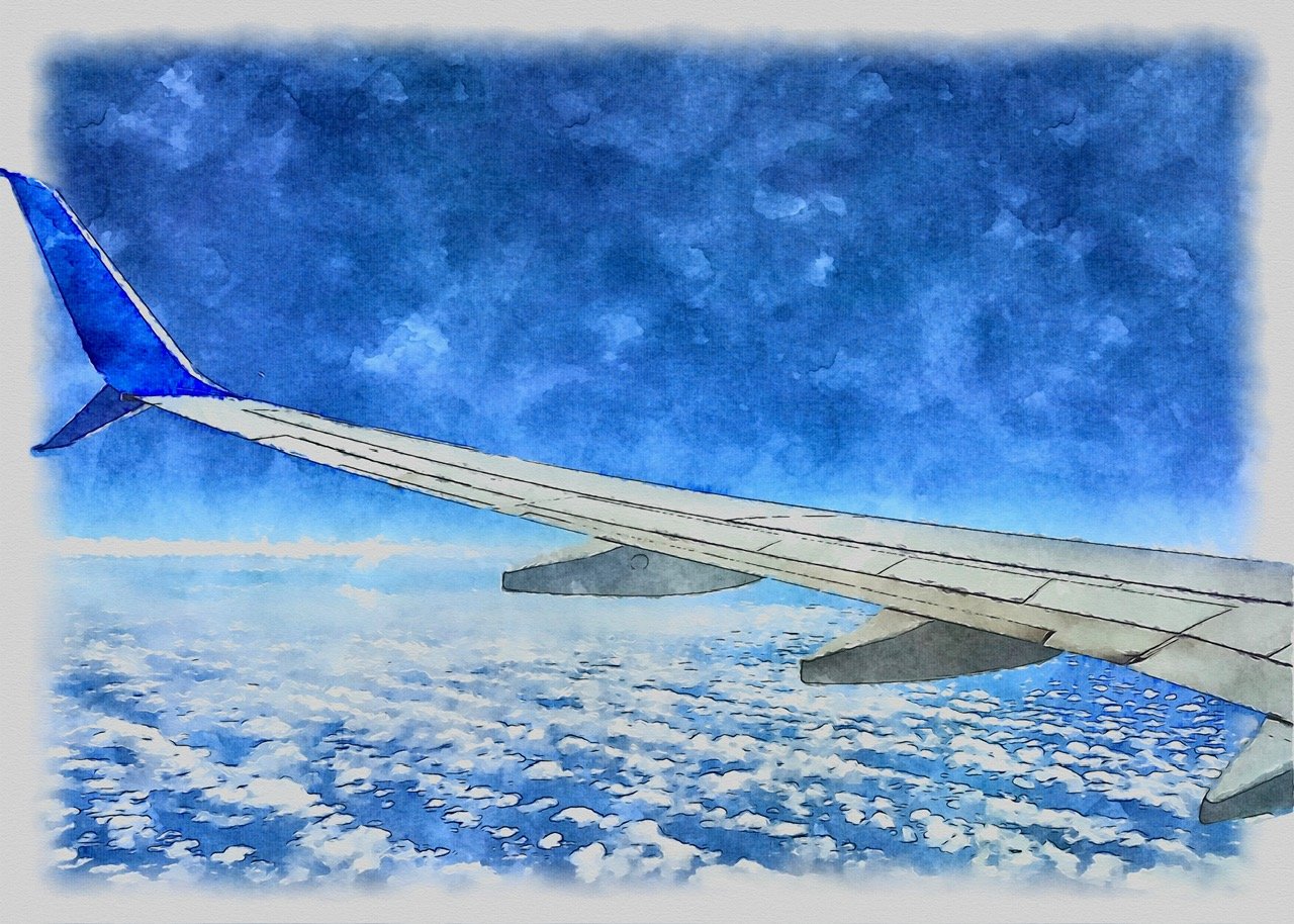 Fly Away Watercolor Print