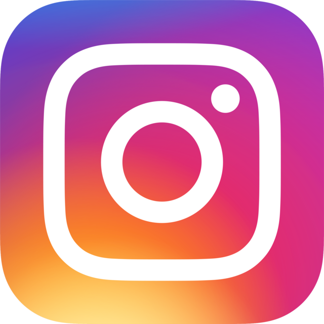 Instagram logo featuring a stylized camera icon with a gradient background of pink, purple, and orange colors.