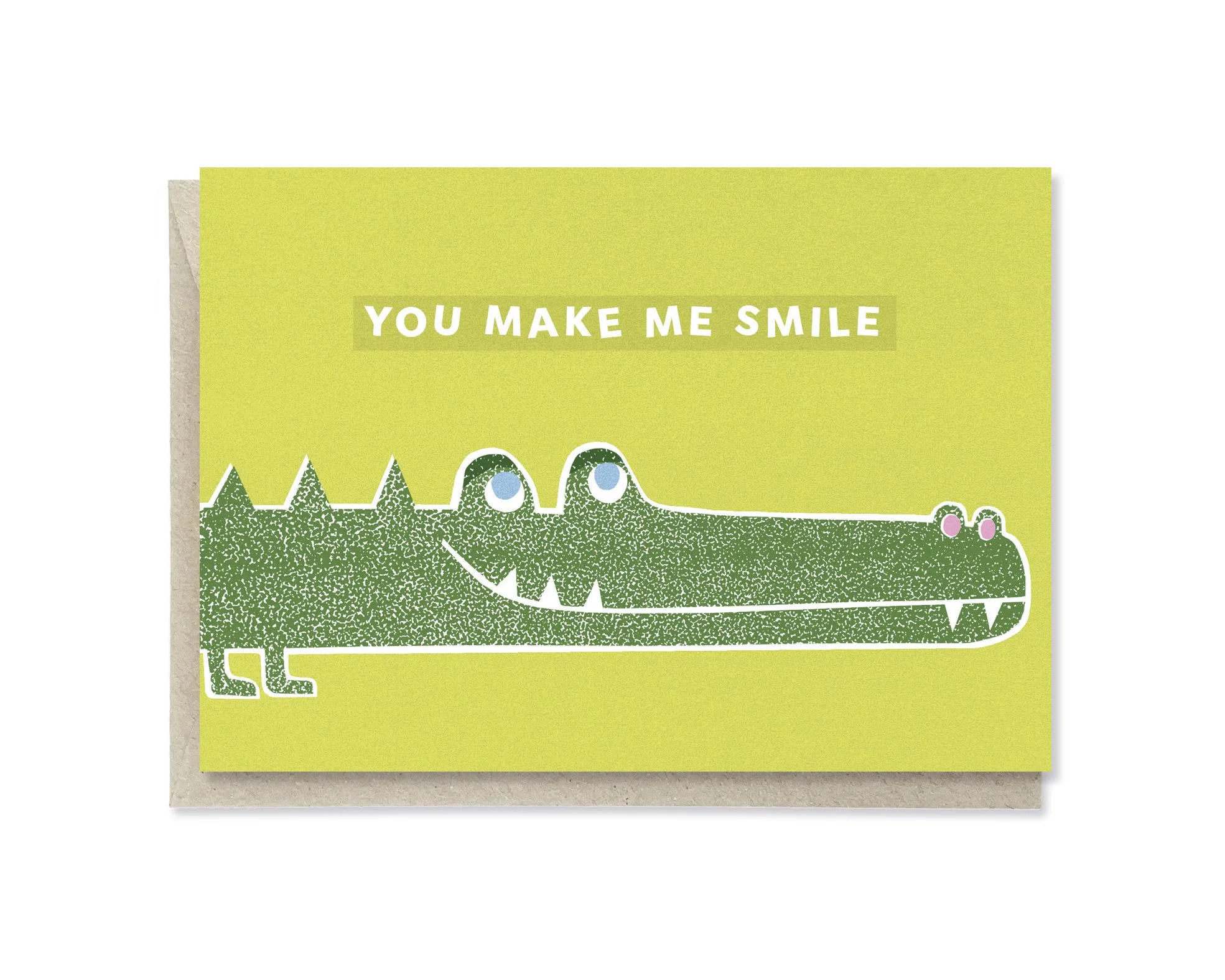 Smiley Croc card