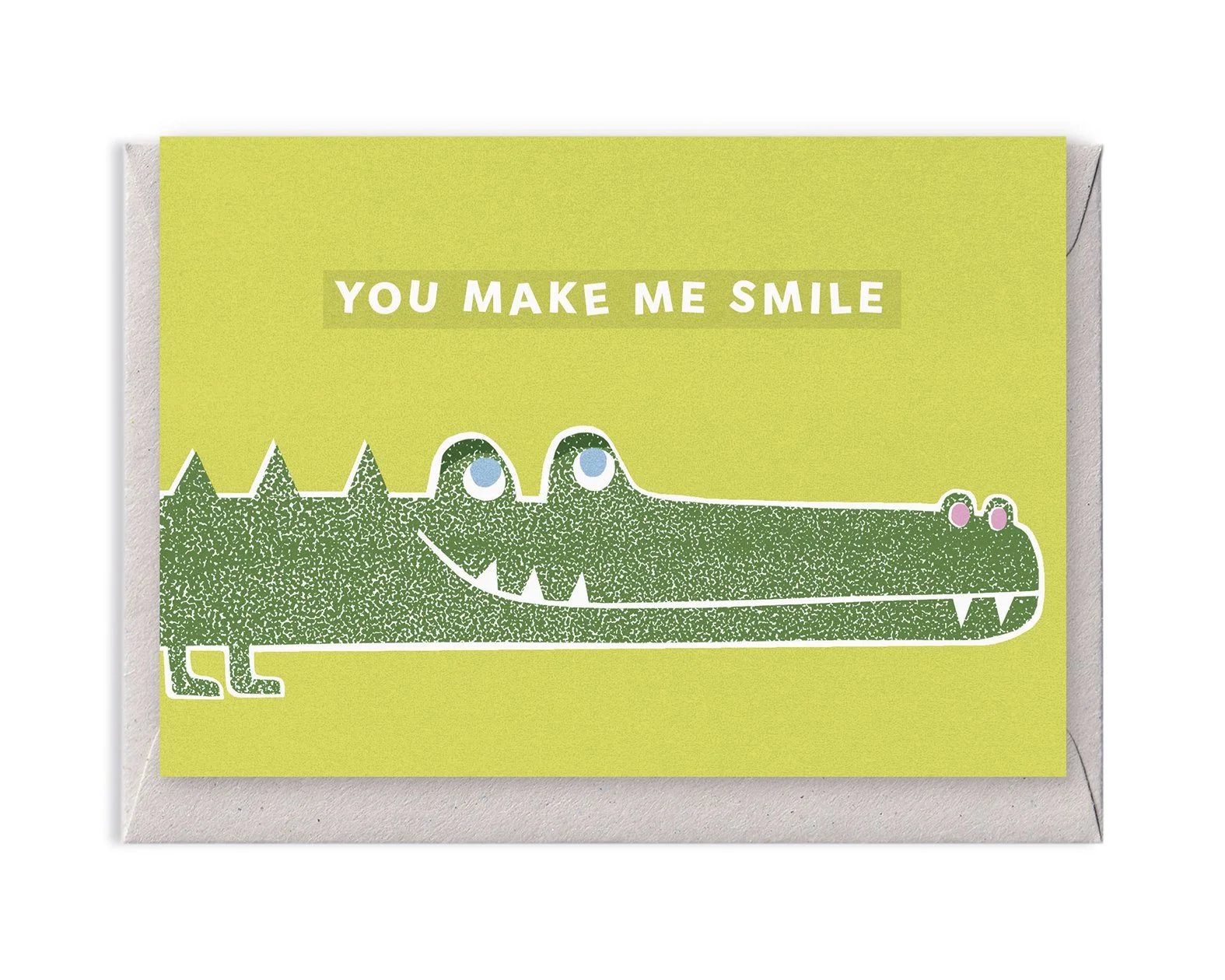 Smiley Croc card
