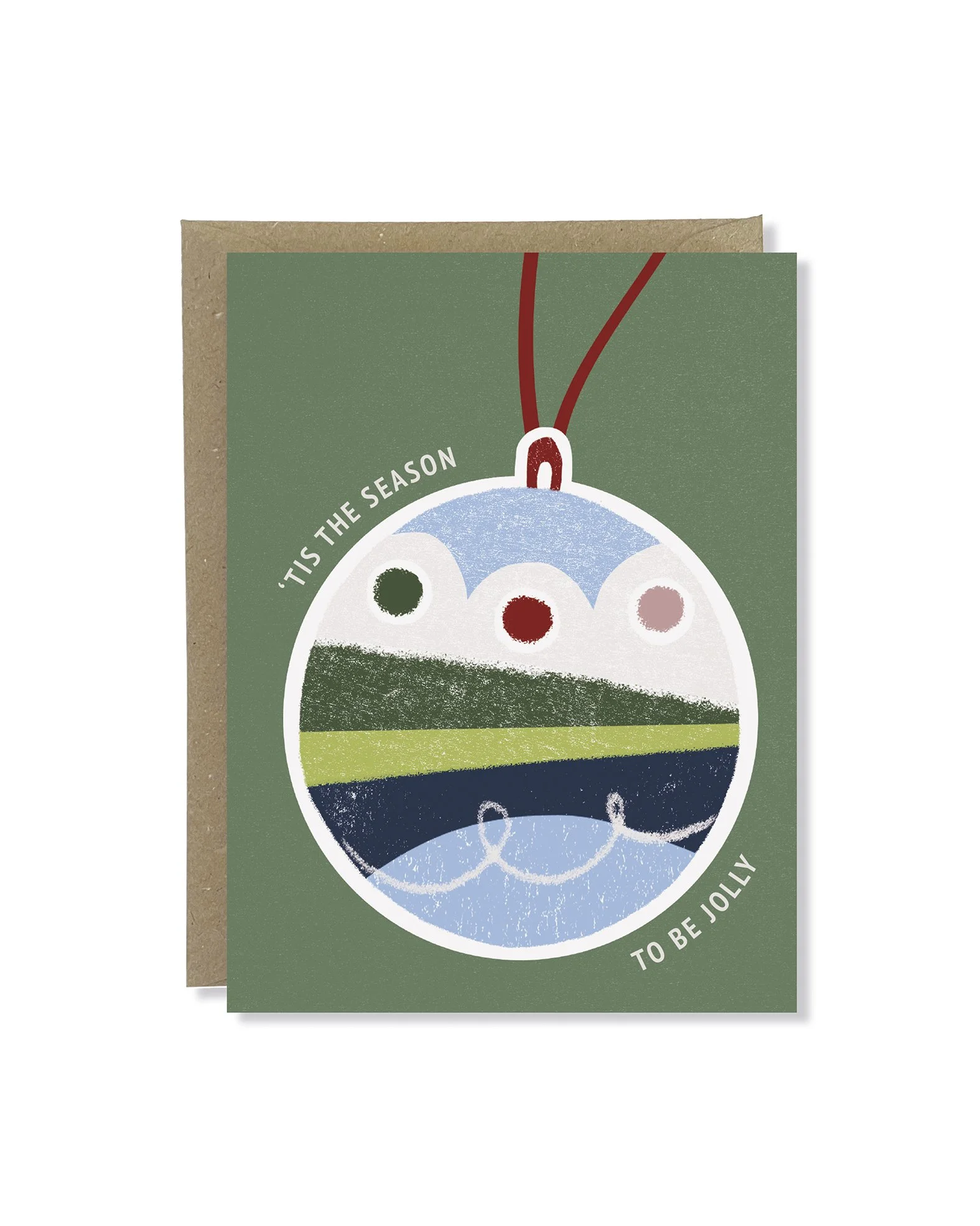 Jolly Bauble card