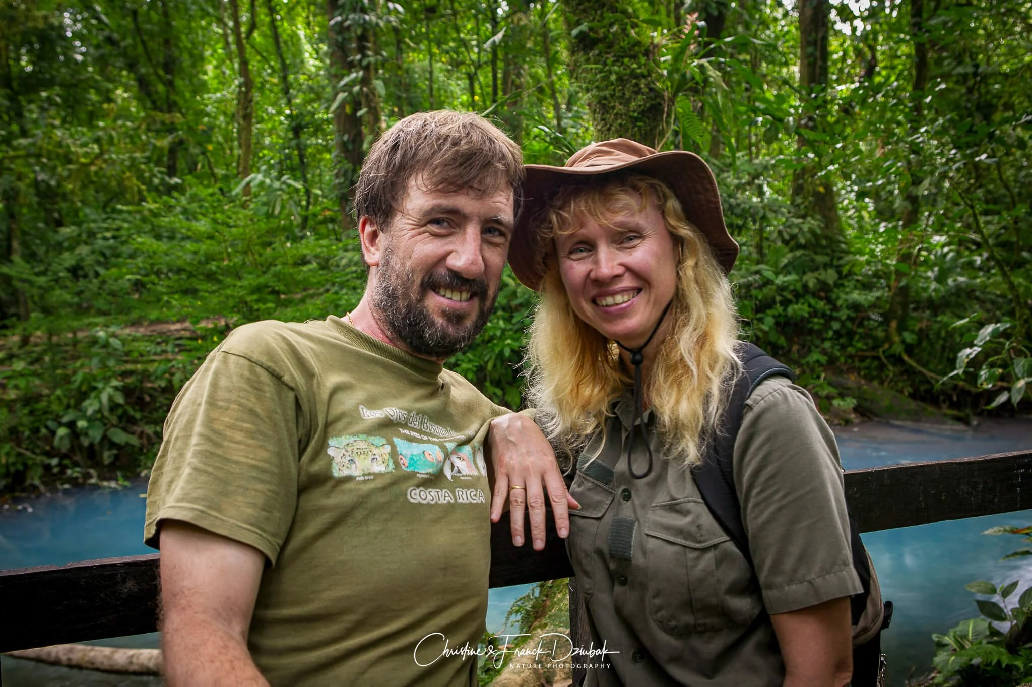 Christine & Franck Dziubak, wildlife and nature photographers, Costa Rica