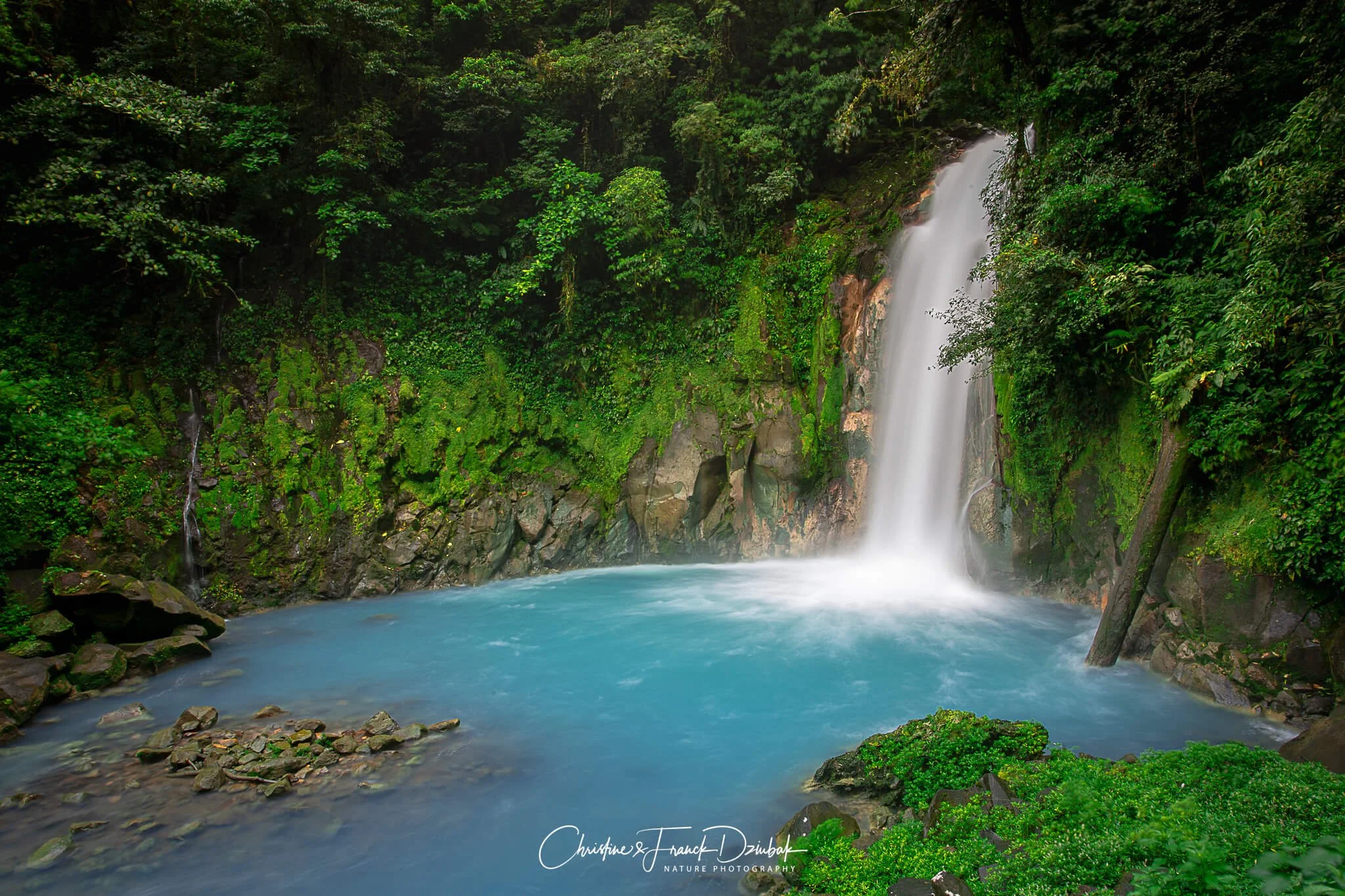 Rio Celeste waterfall, Tenorio volcano national park, Bijagua, Costa Rica