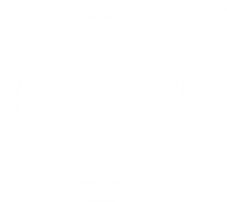 White check mark inside a white circle