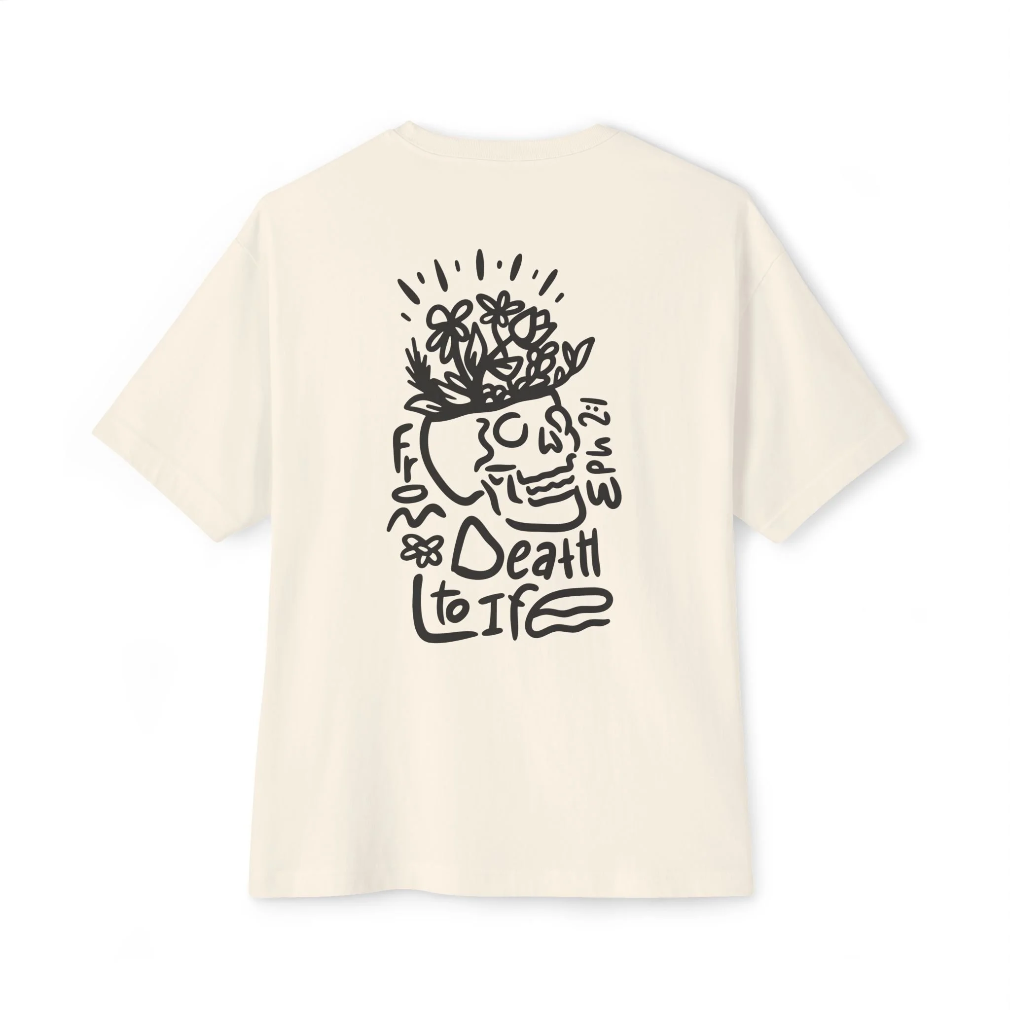 From Death to Life Text Boxy Tee