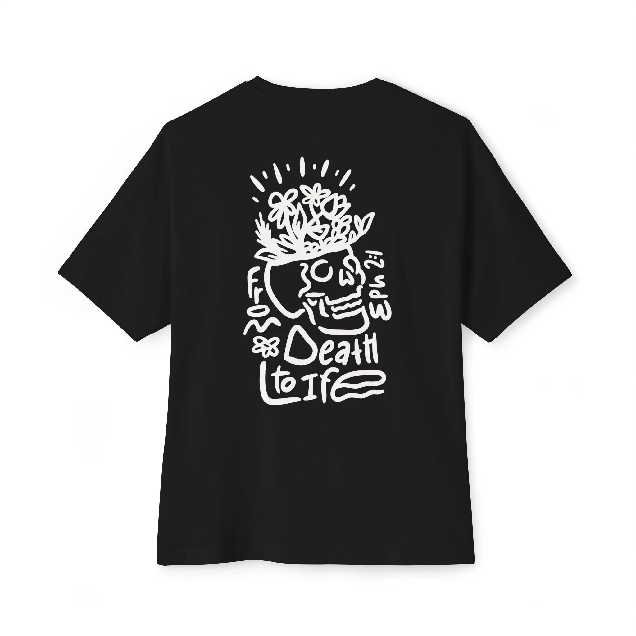 From Death to Life Text Boxy Tee