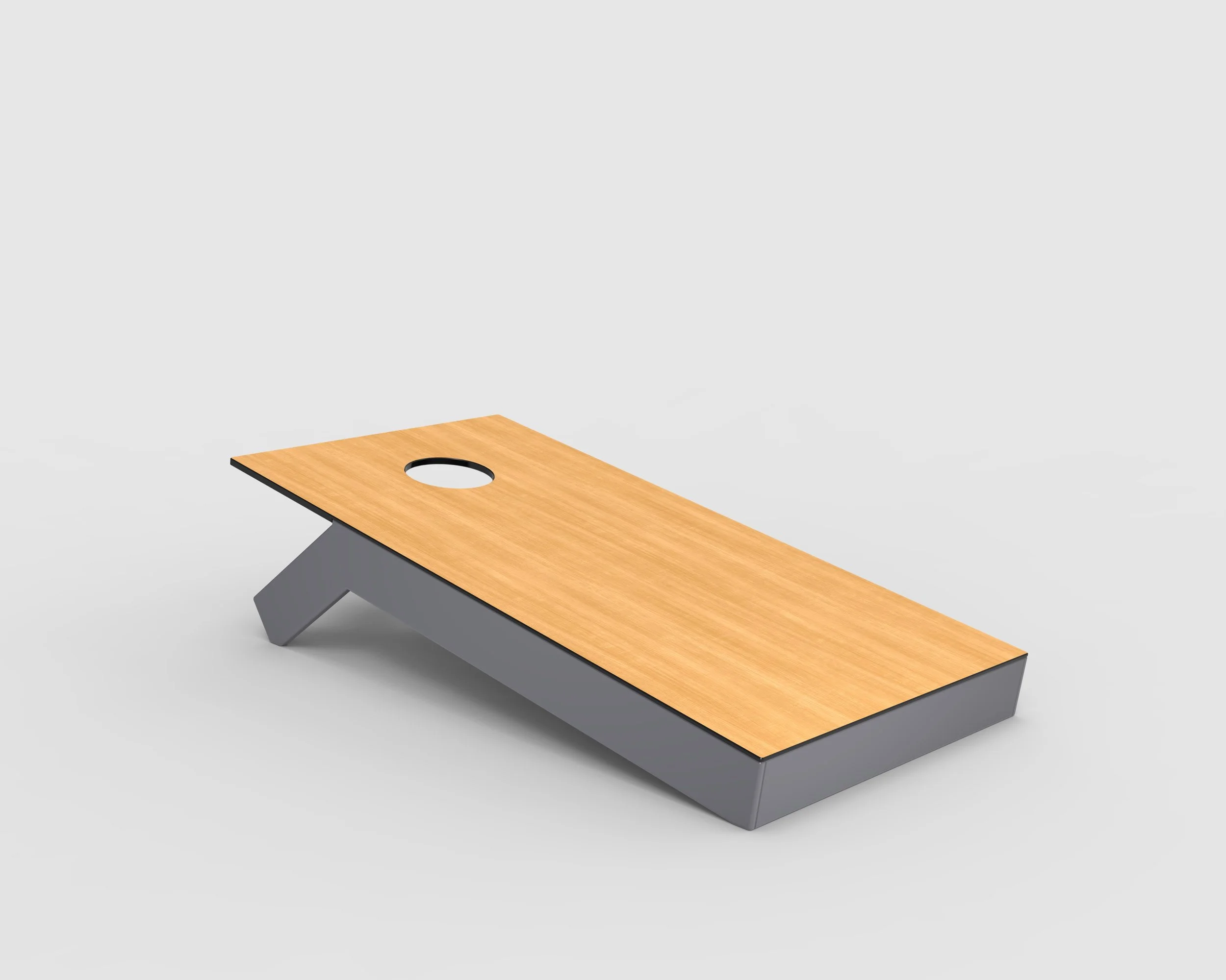 Charcoal + Natural Oak