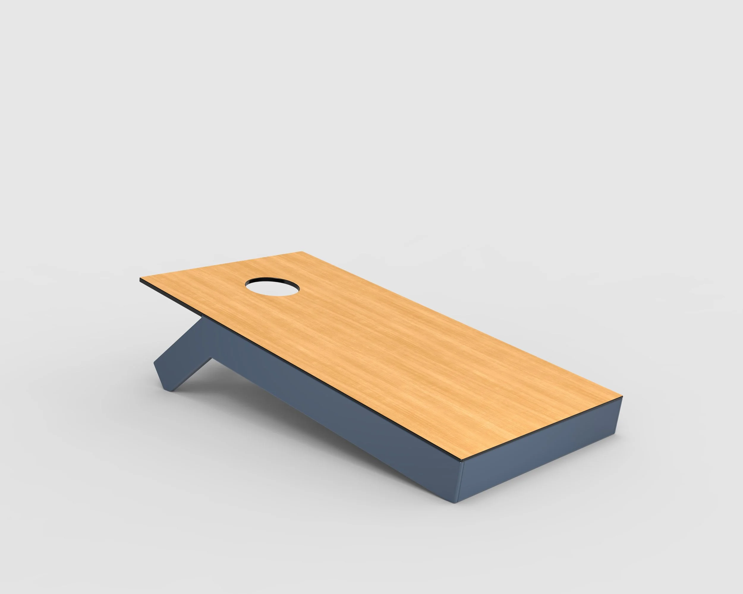 Indigo + Natural Oak