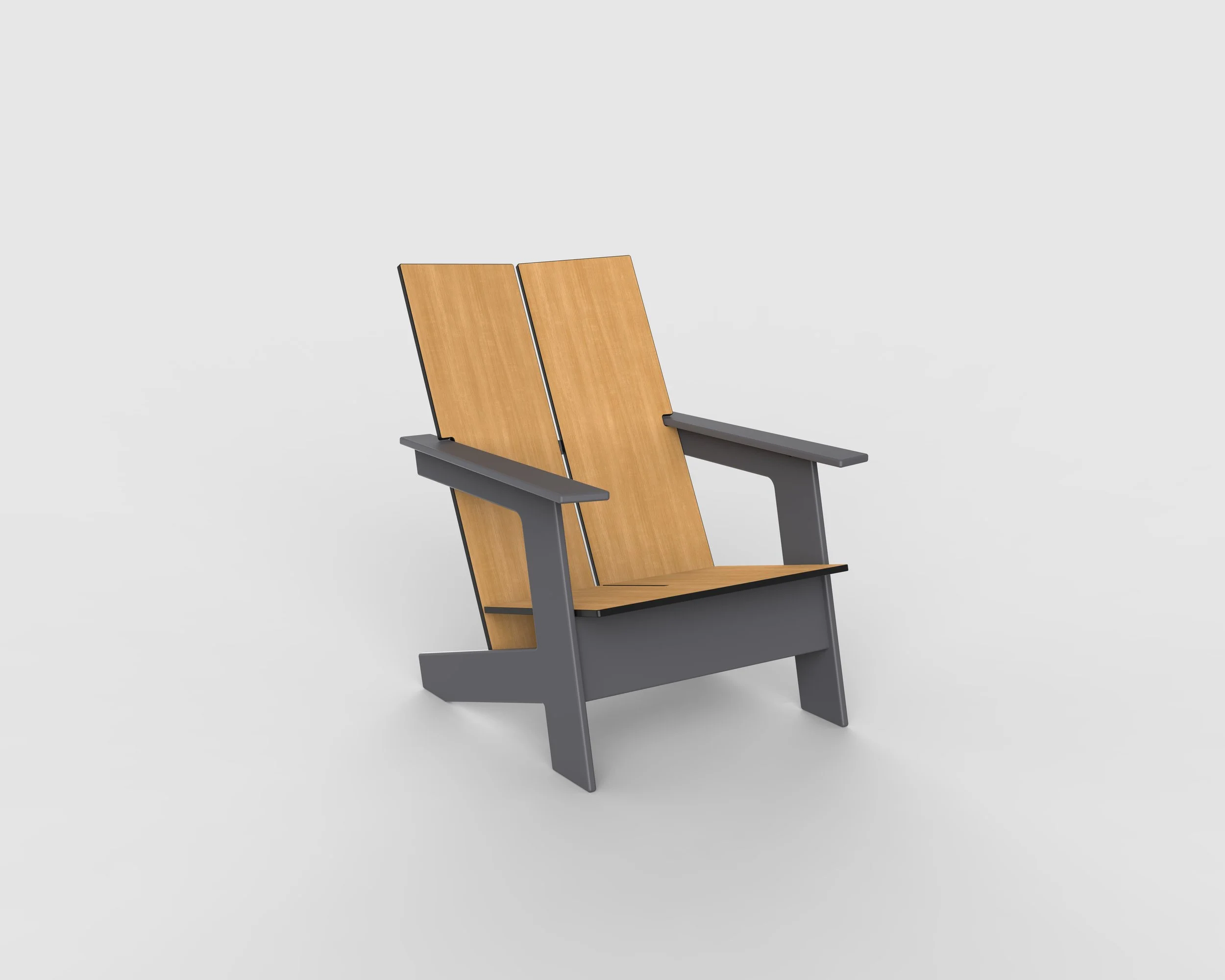 Charcoal + Natural Oak 