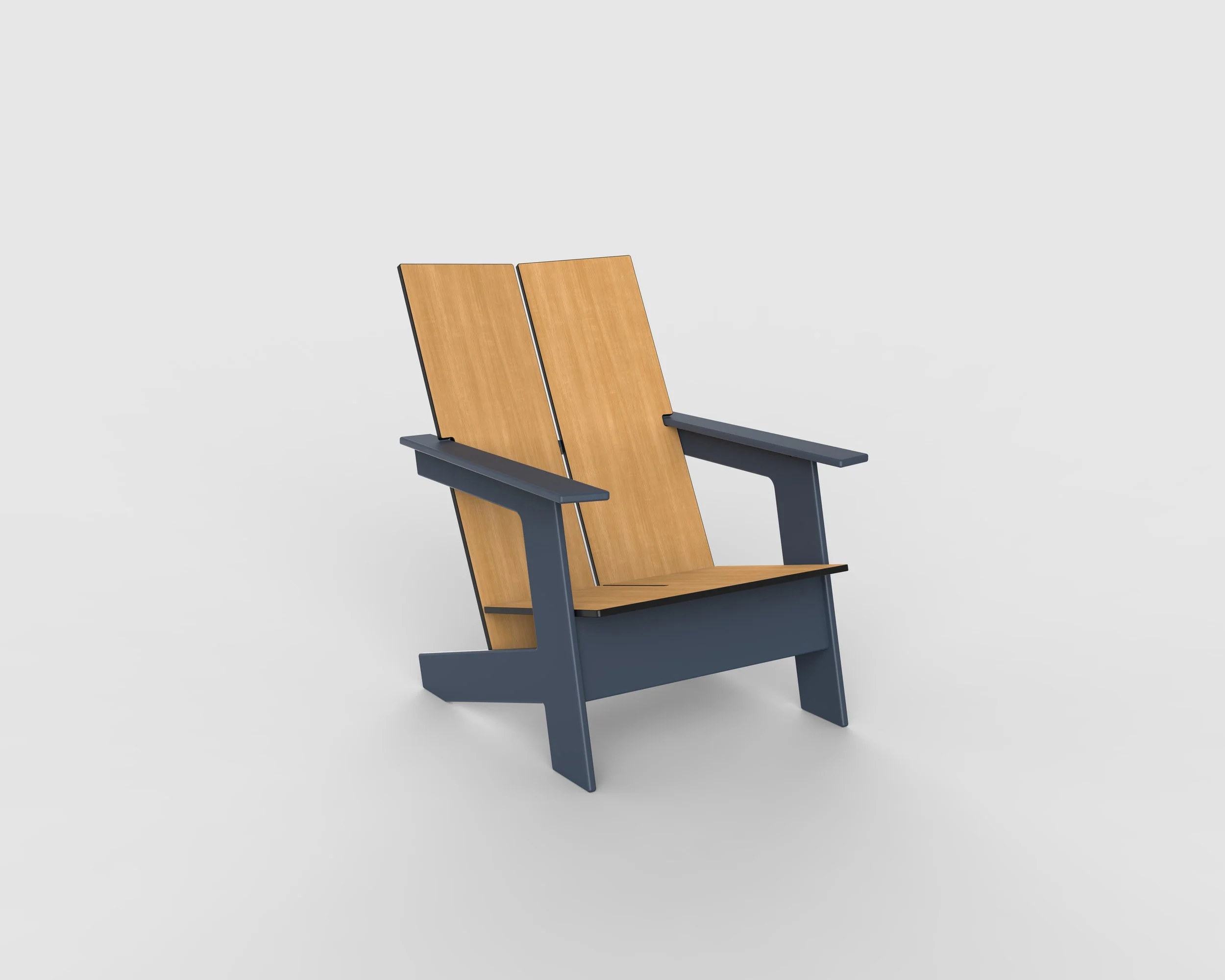 Indigo + Natural Oak