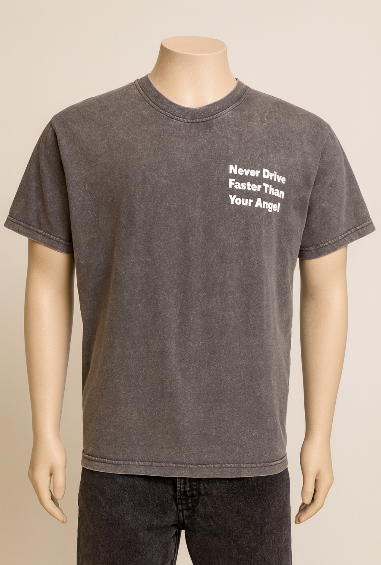 Grey Acid Wash Shirt