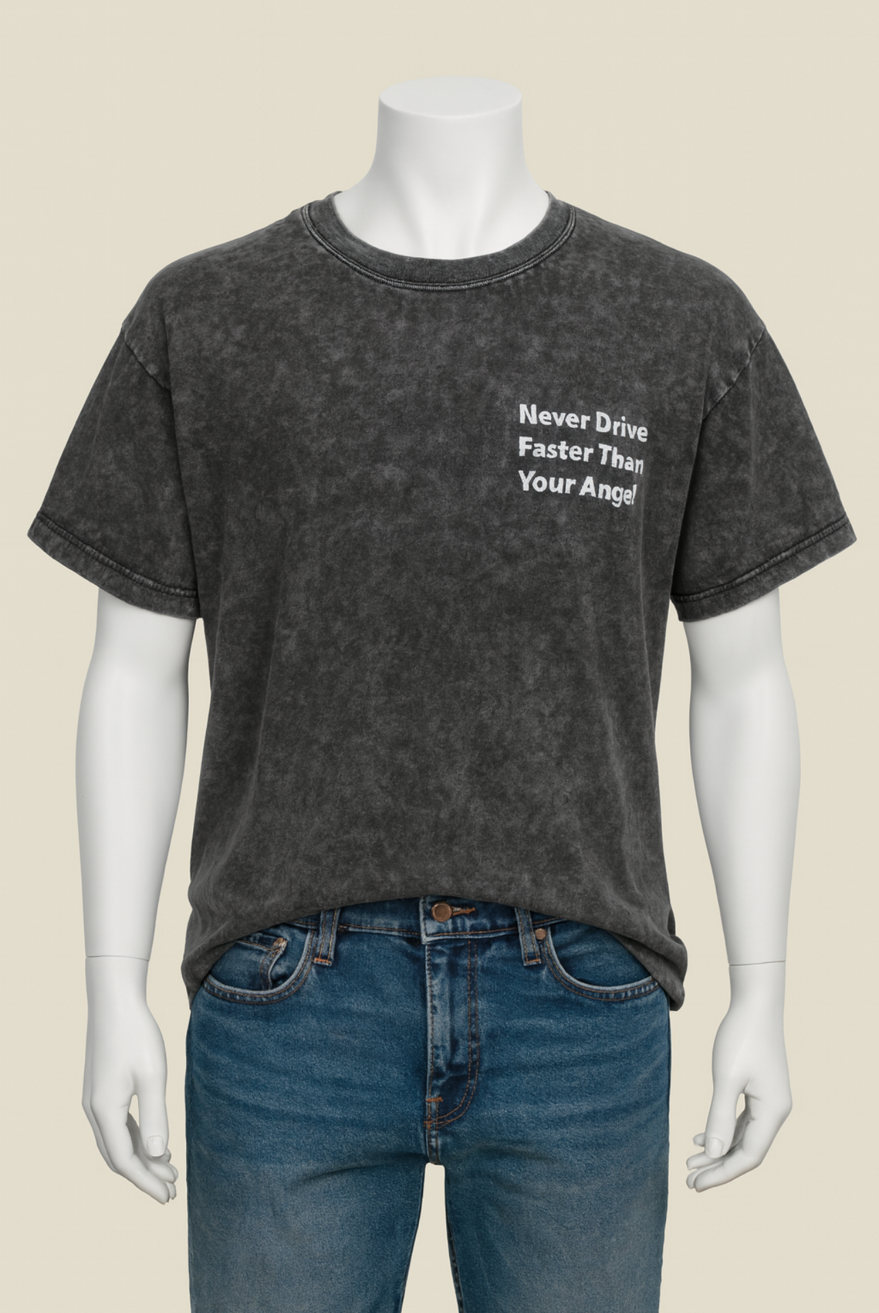 Black Acid Wash Shirt