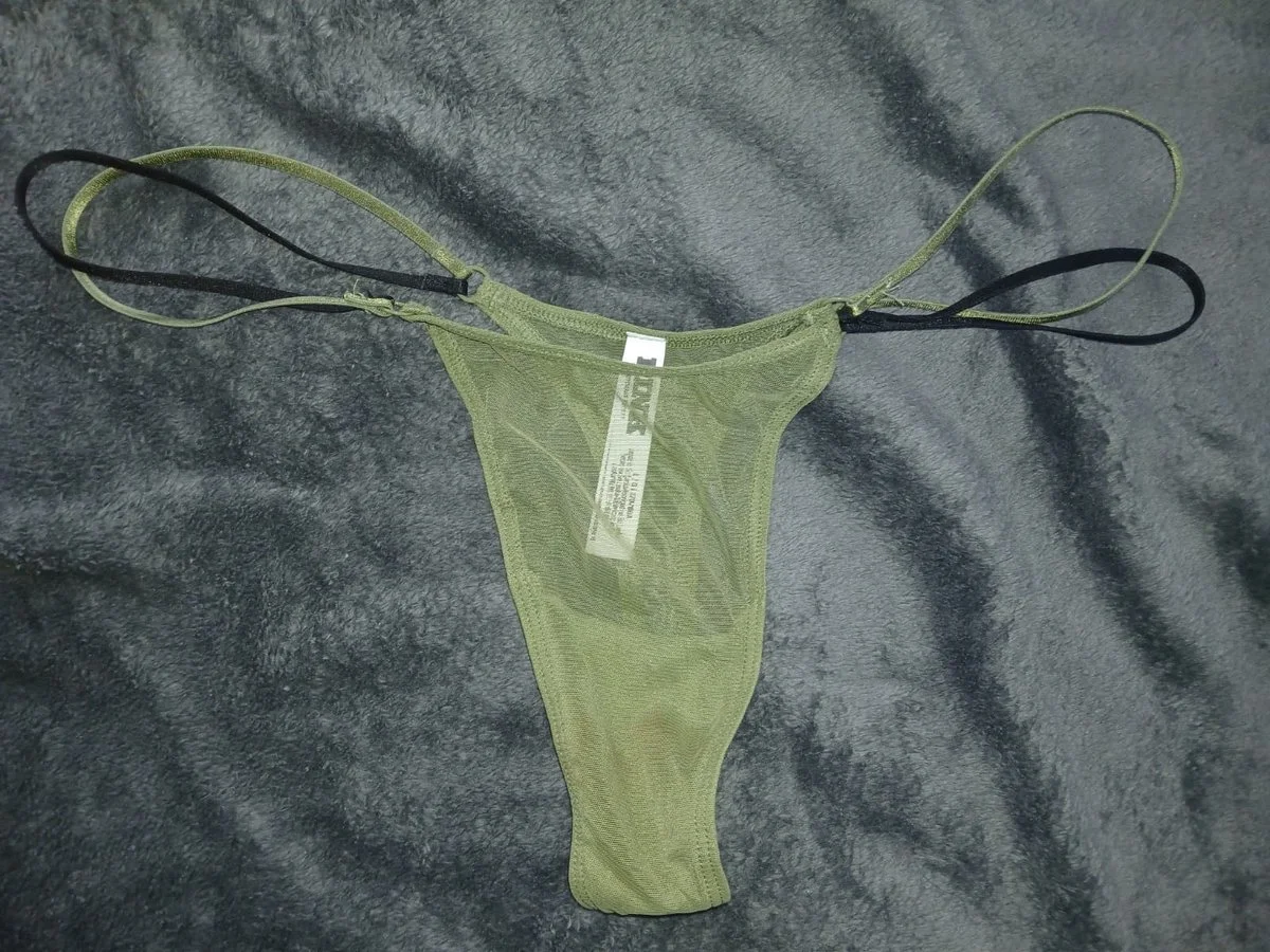 💚 Army Green Micro-Thong