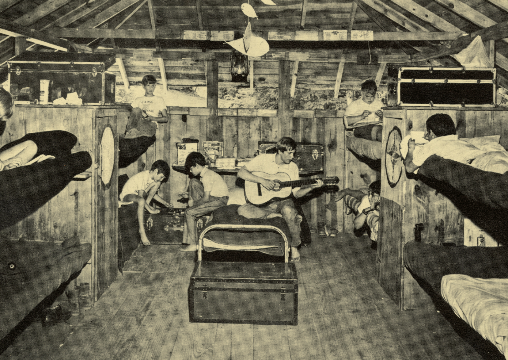    Cabin life at Camp Sequoyah (Weaverville, NC), c. 1960s   