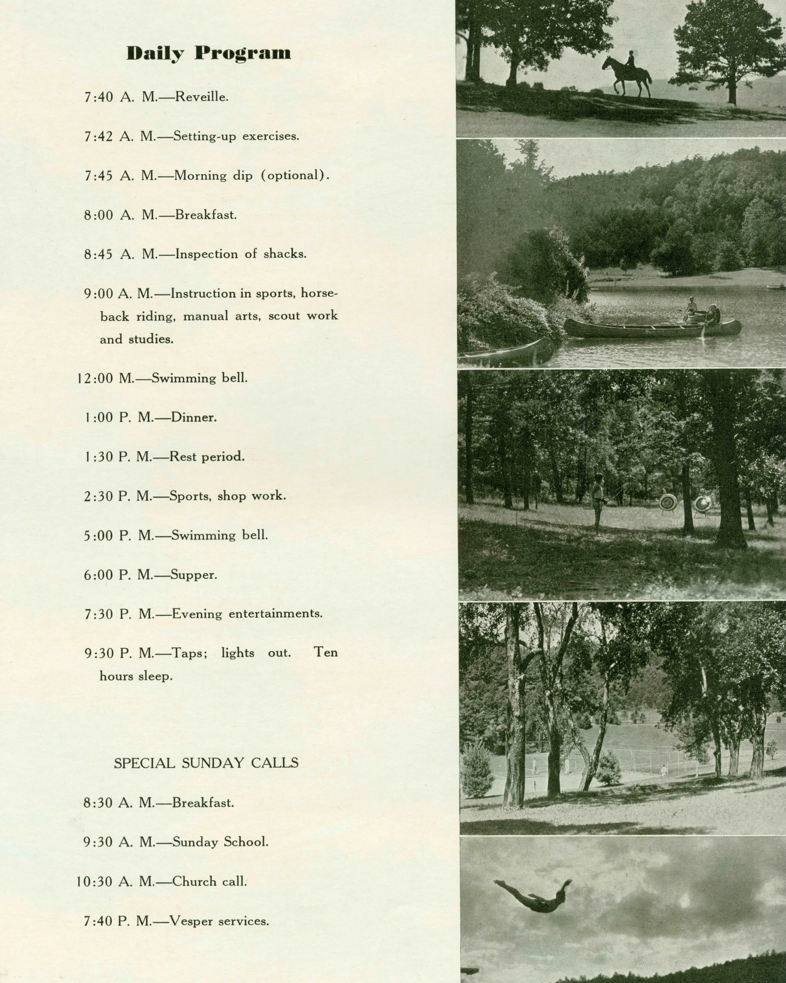 Camp Carolina (Brevard, NC), c. 1930s