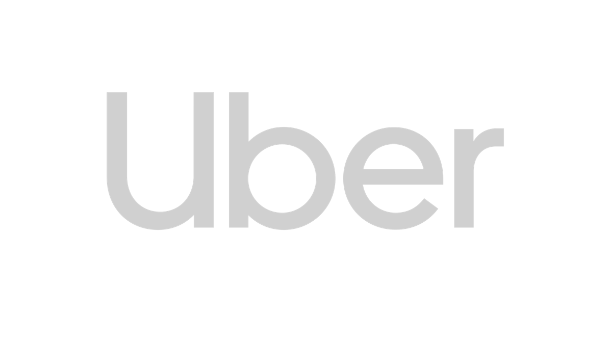Gray logo for Uber.