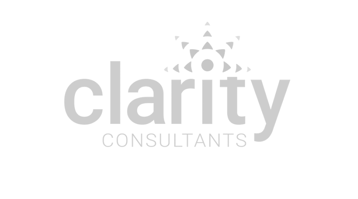 Gray logo for Clarity Consultants