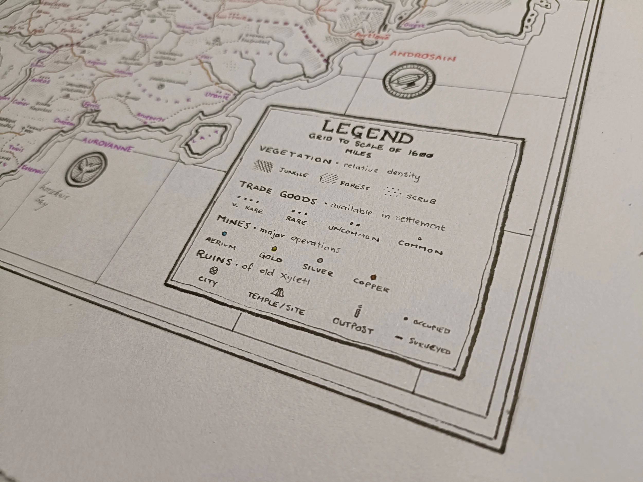 Game Master Map | Legend