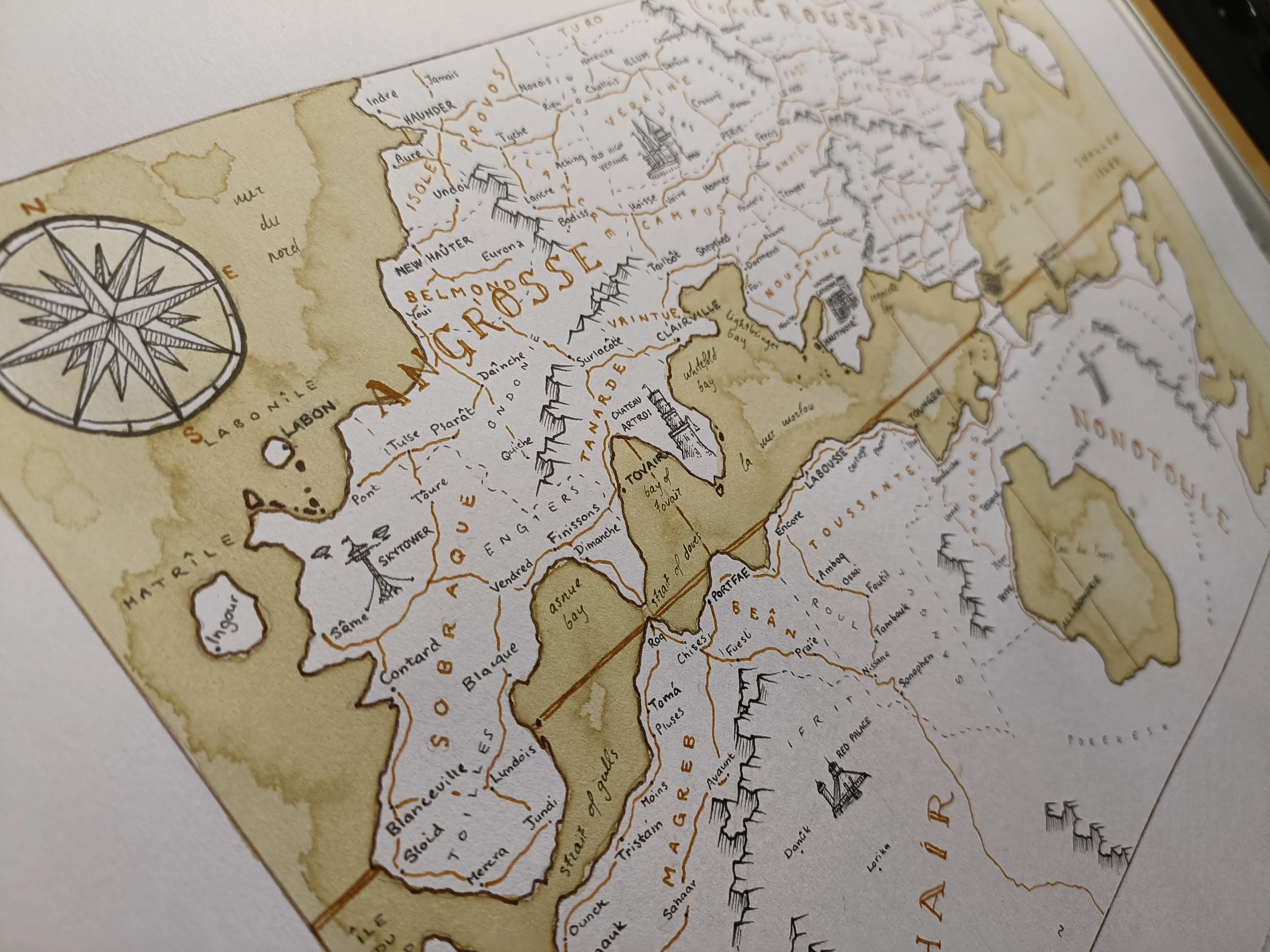 Illustrated Map | Side view