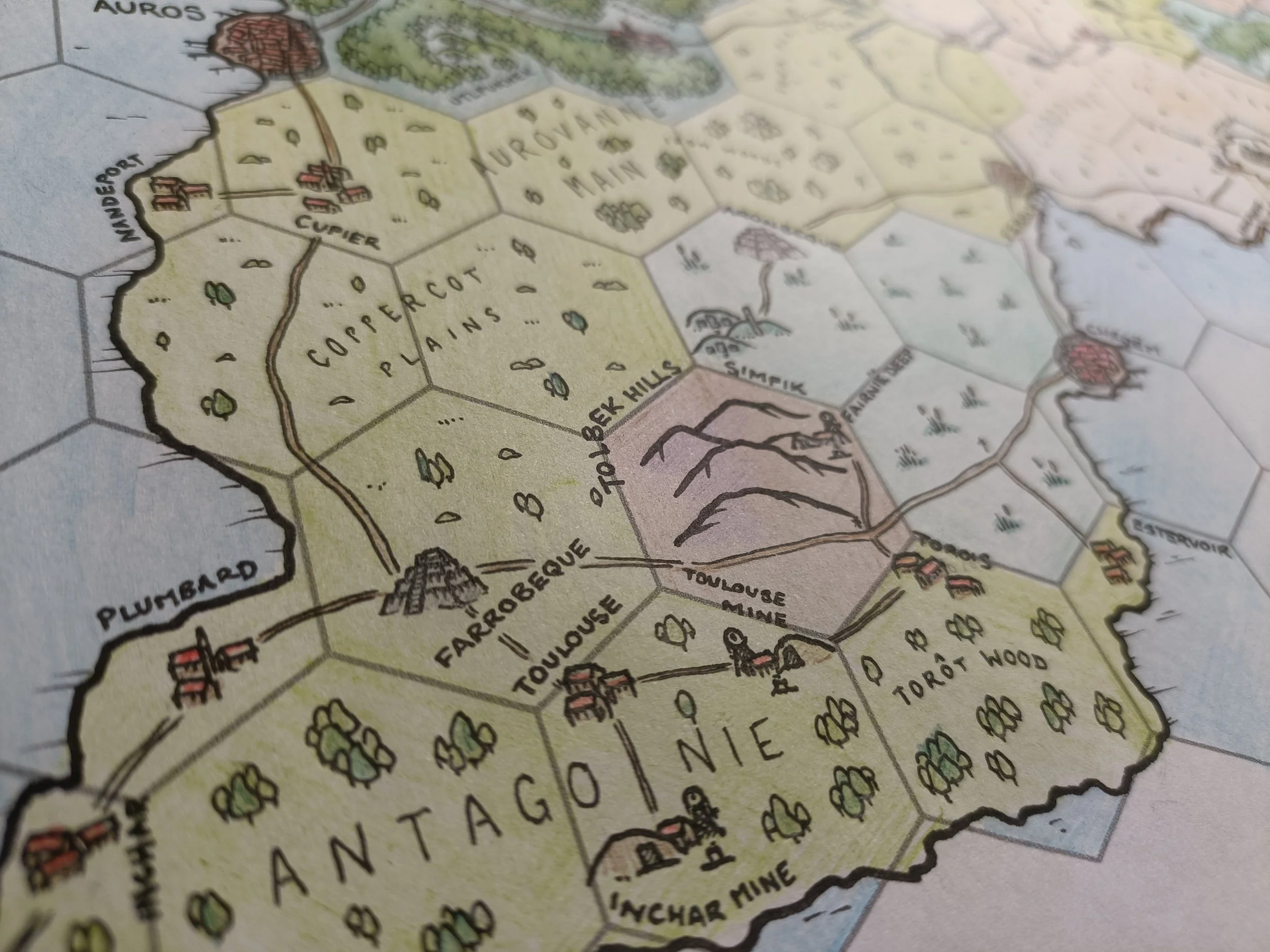 Hexmap | Close up