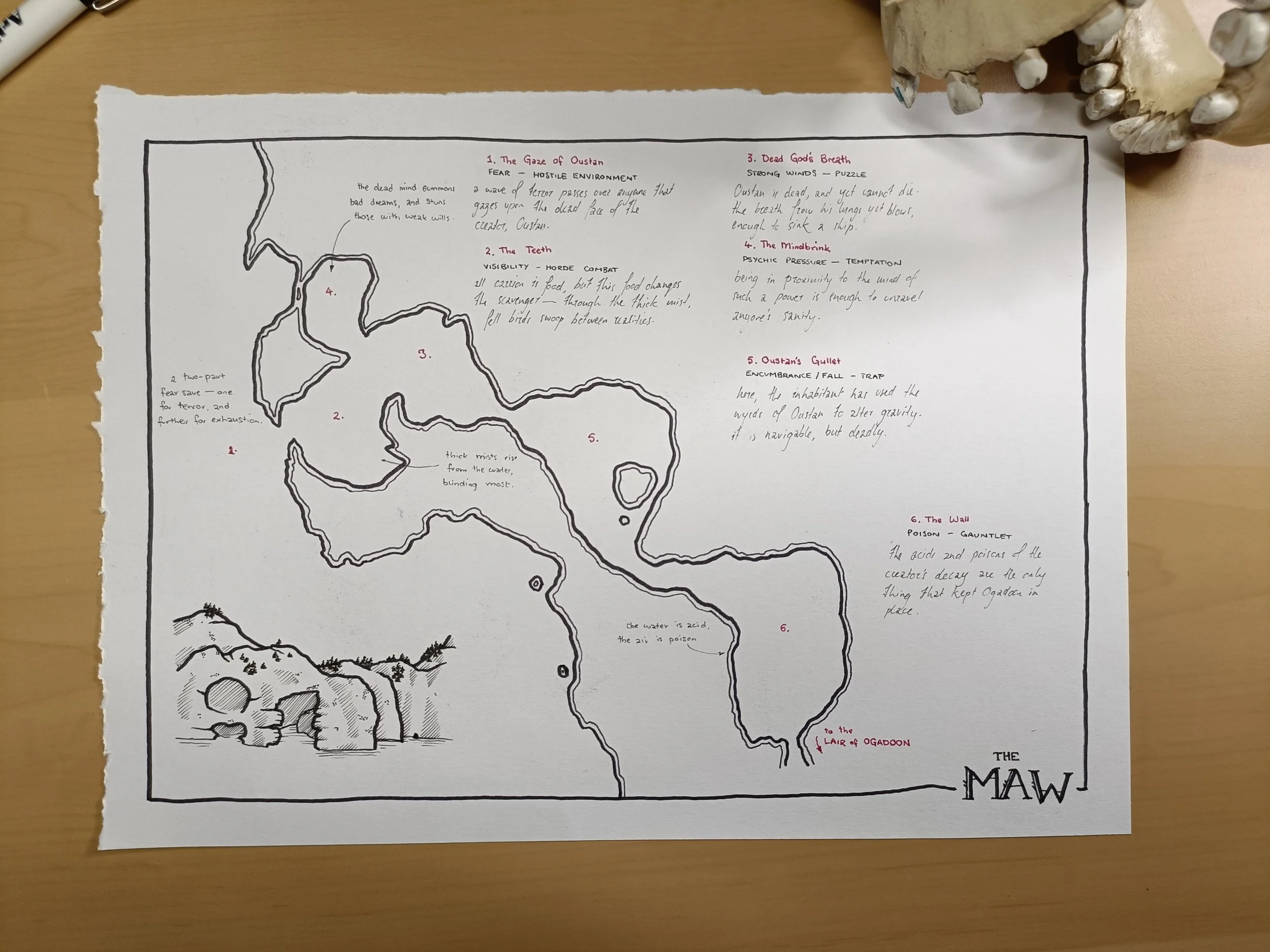 Day 11 | The Maw, skull island
