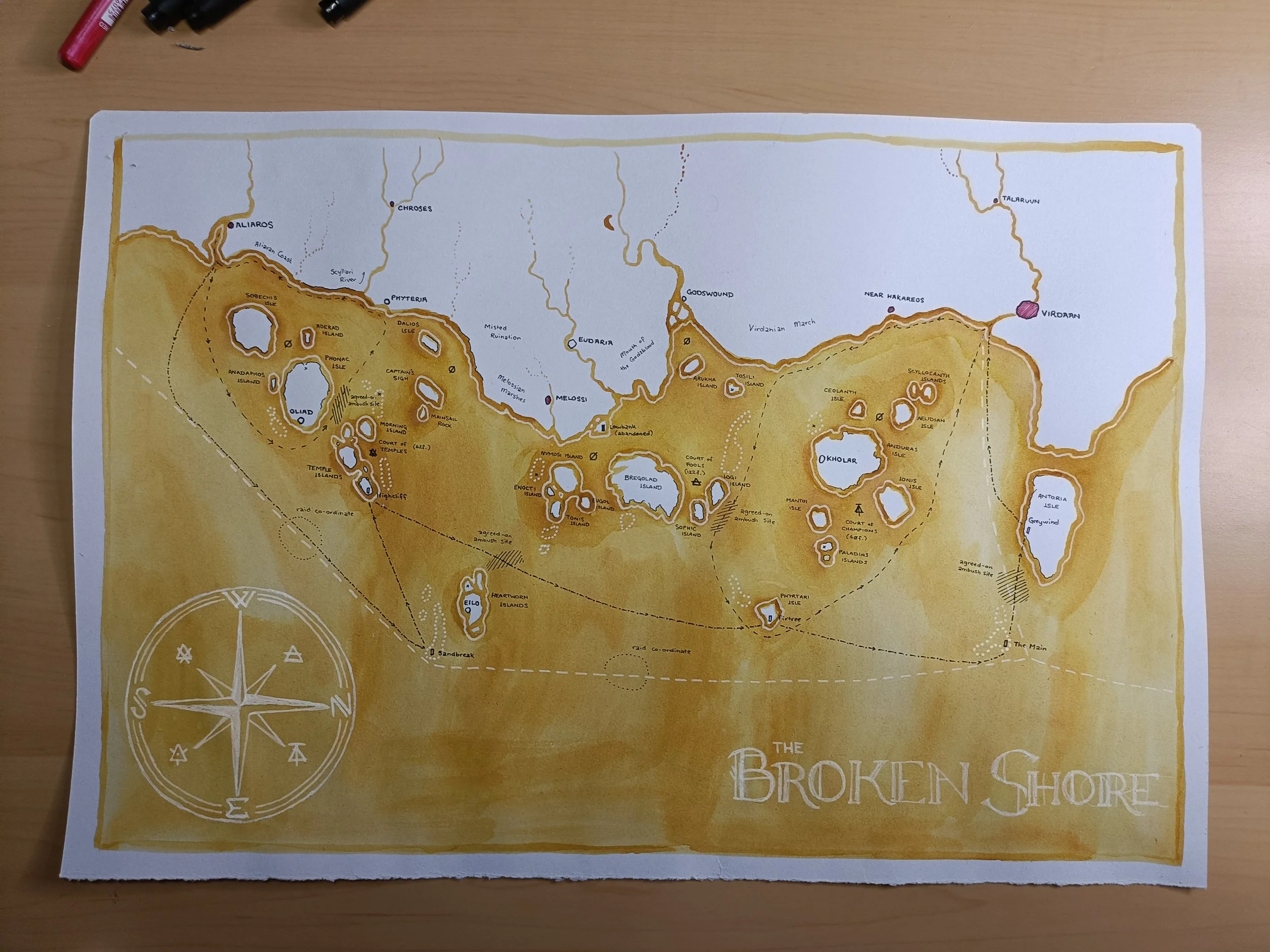 Day 13 | Broken Shores, smuggler's handout