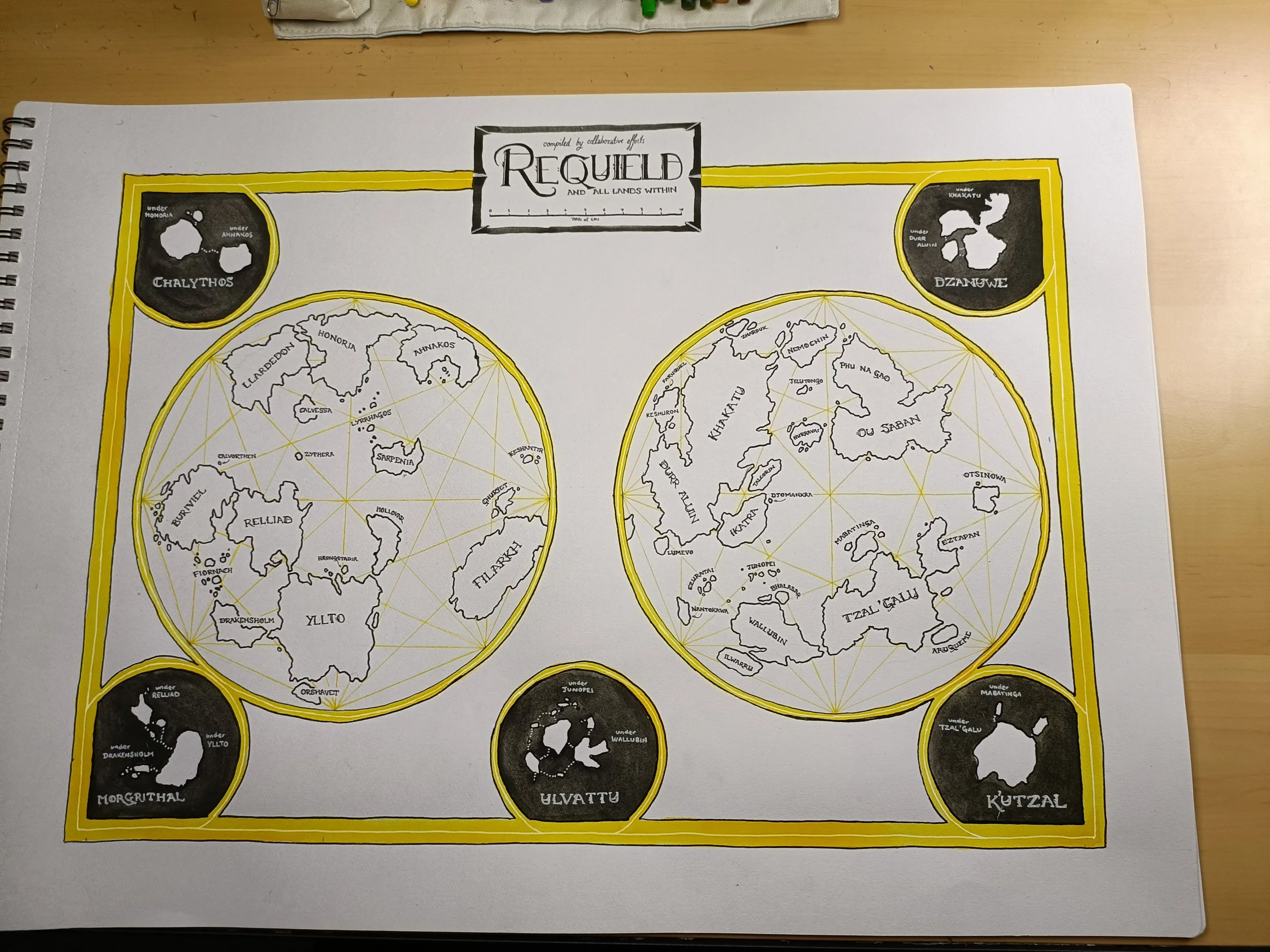 Day 1 | Requield, world map