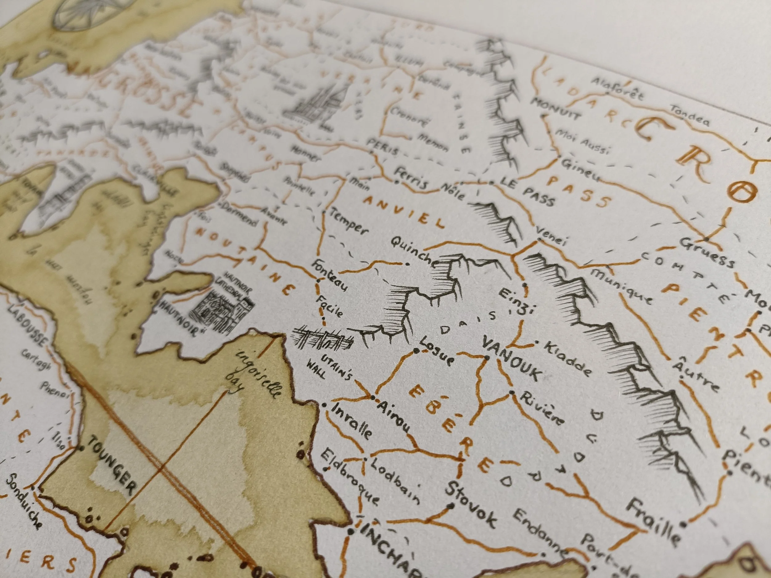 Illustrated Map | Close up