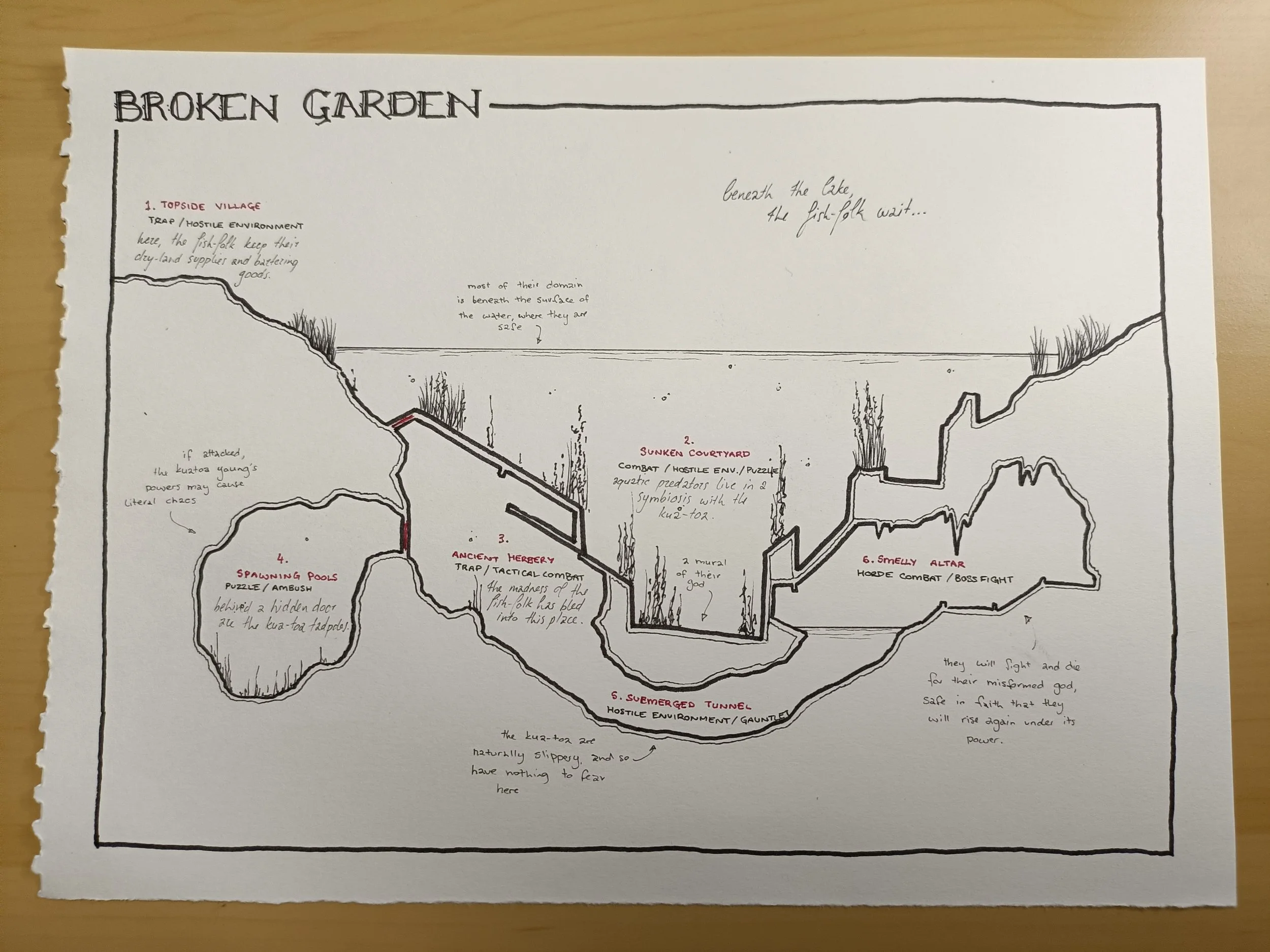 Day 8 | Broken Garden, sunken ruin