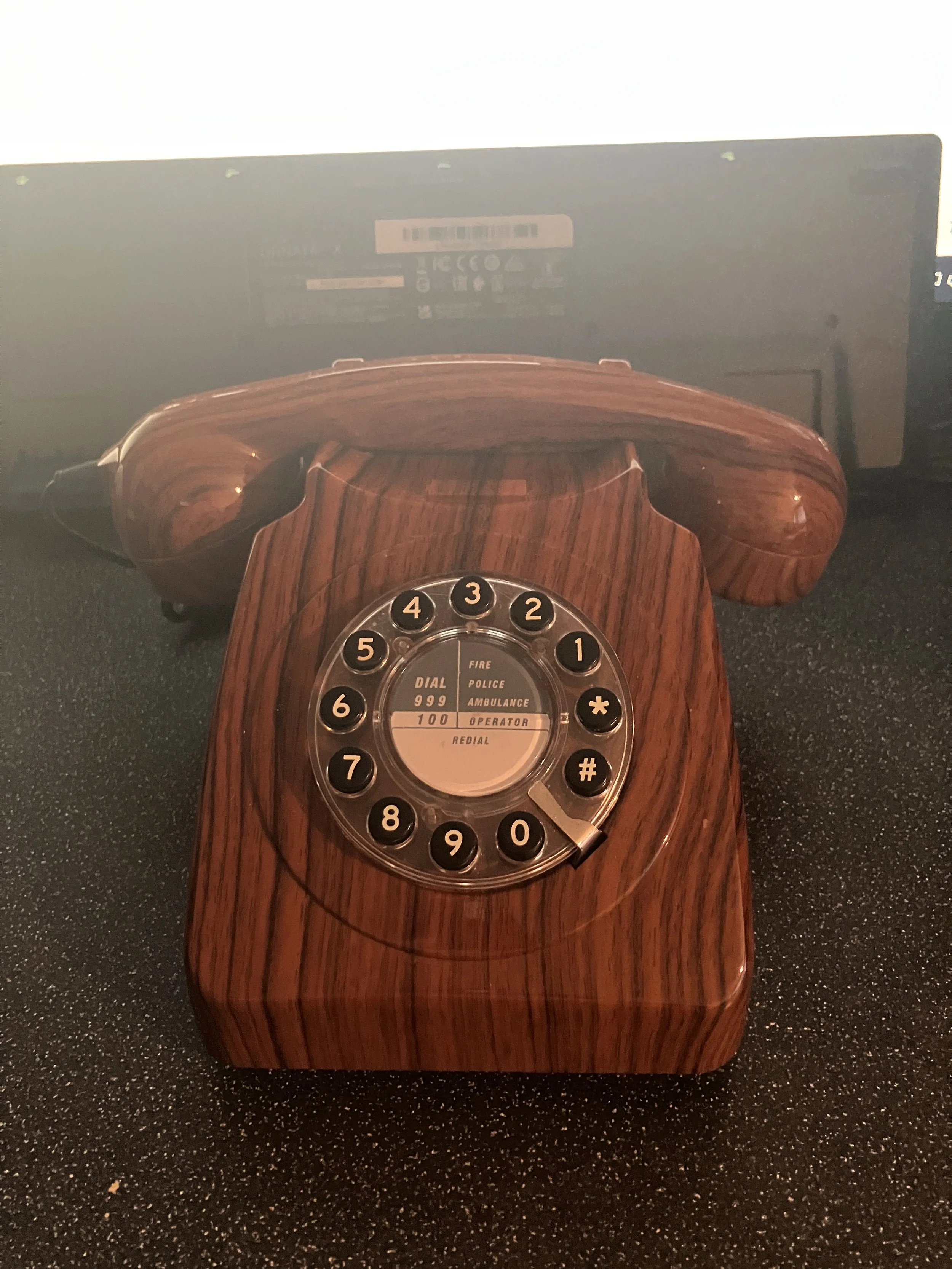 Landline Mic (Wood Effect)