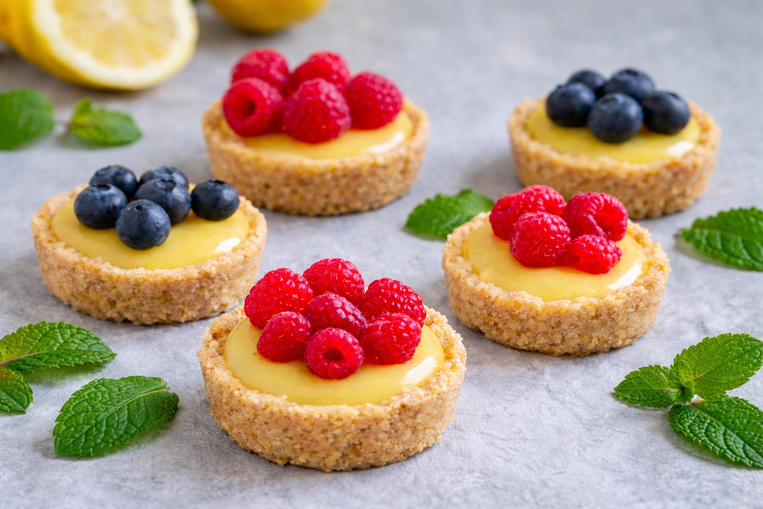 Mini Paleo Lemon Tart Recipe