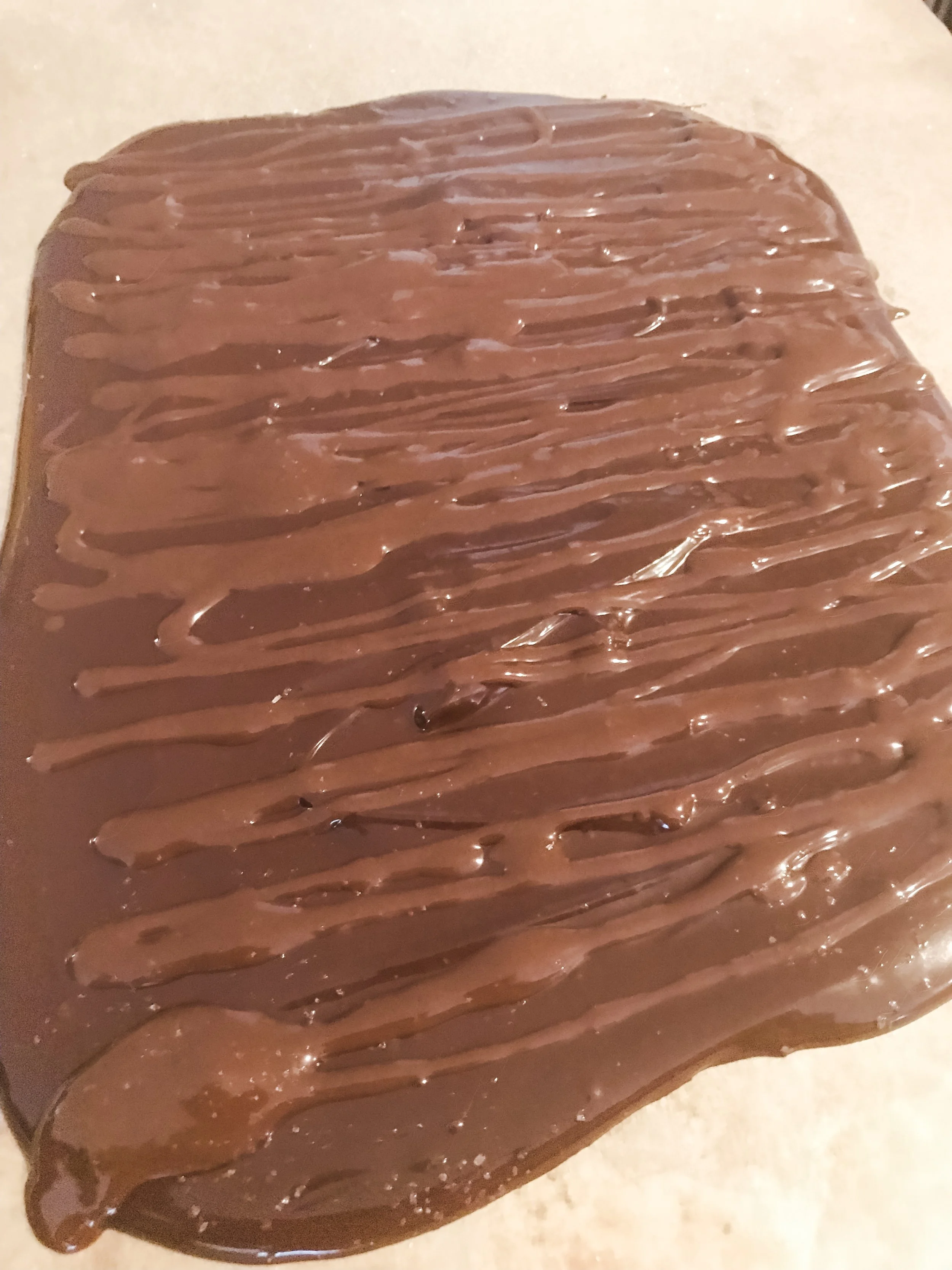 Keto Chocolate Sea Salt Caramel Bar