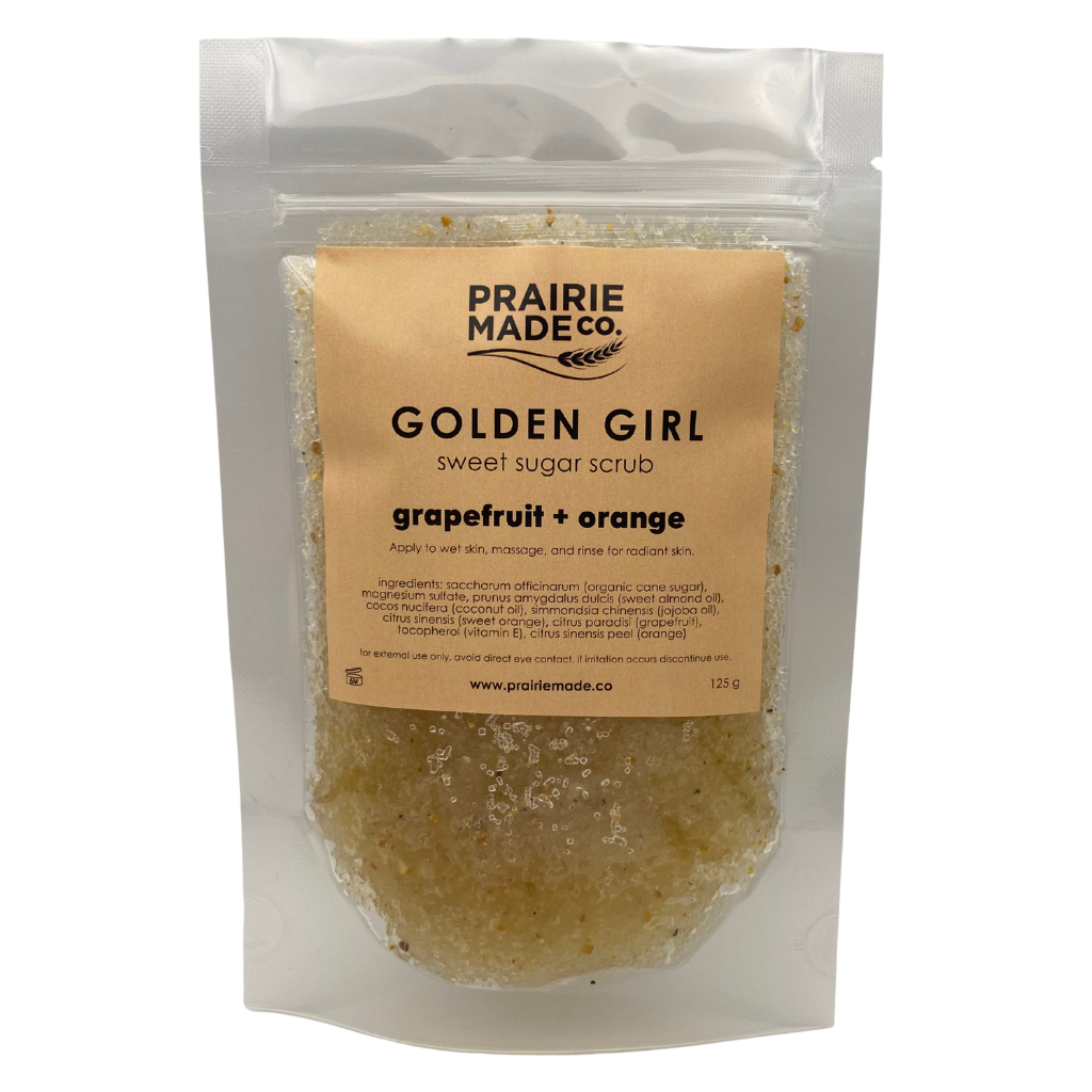 Golden Girl Sweet Sugar Scrub — Grapefruit + Orange