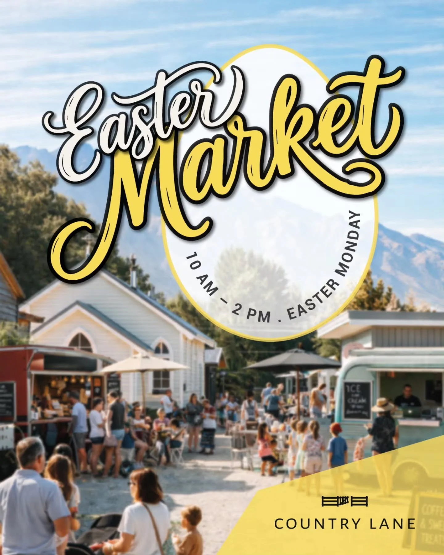 Save the date! Easter Monday 🐣 market @countrylanequeenstown 

Family fun, beautiful artisan gifts,art,vintage and delicious food! 

#eastermarket #savethedate❤️ #eastermonday