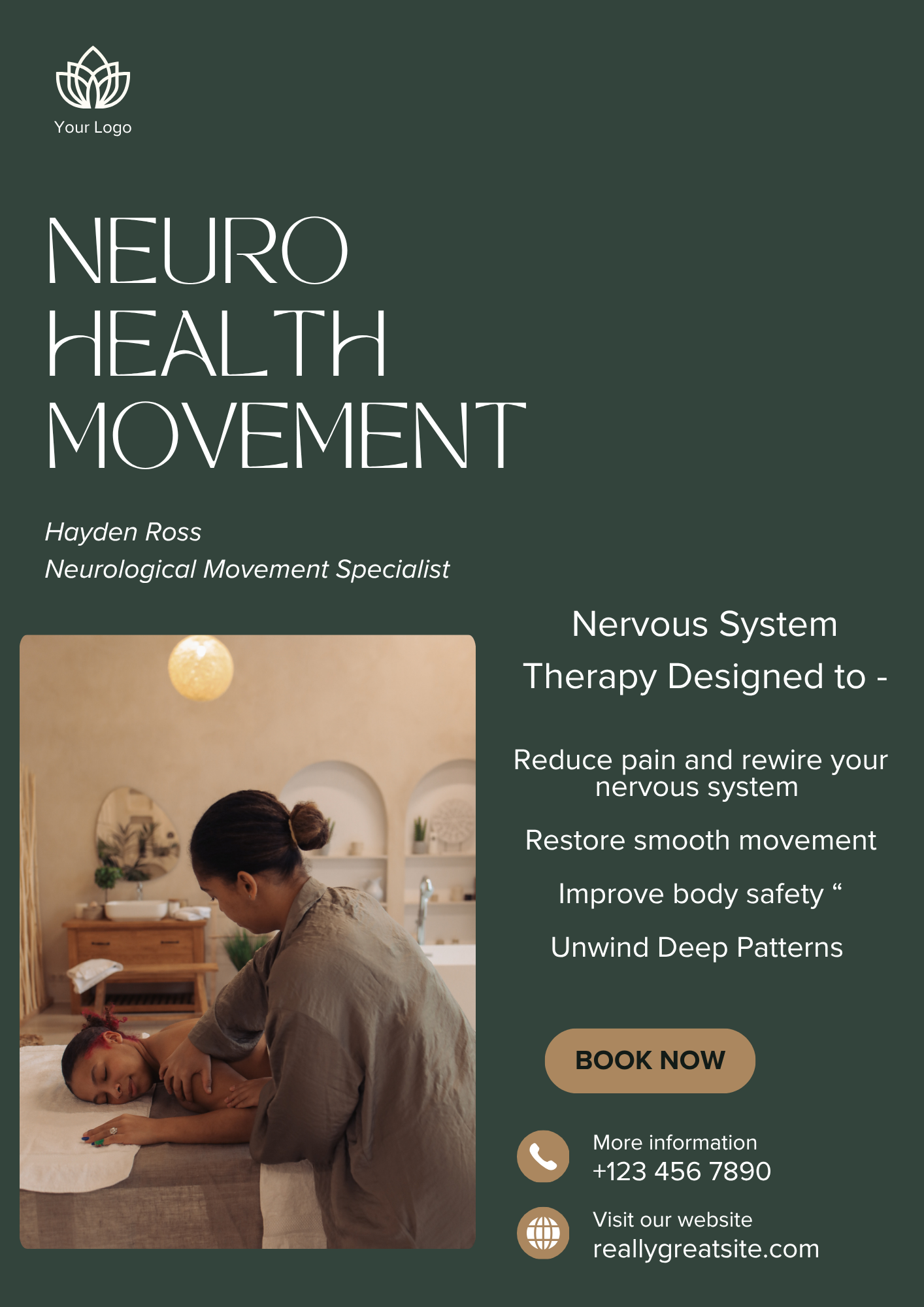 POSTER AND WEBSITE DESIGN - NEUROMOVEMENT