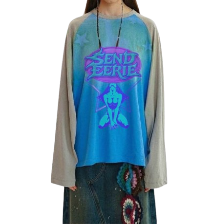 Send Eerie - Oversized T-Shirt
