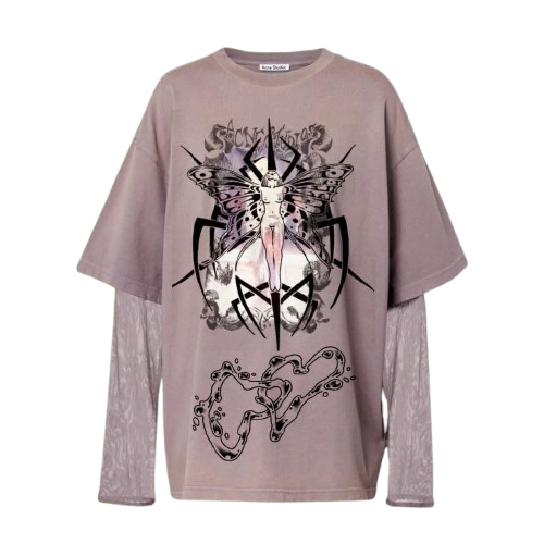 GOTH BUTTERFLY PRINCESS TEE