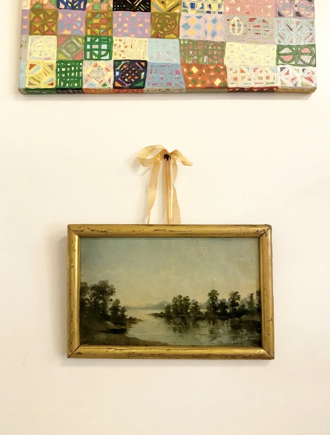 19th Century French Landscape Oil Painting