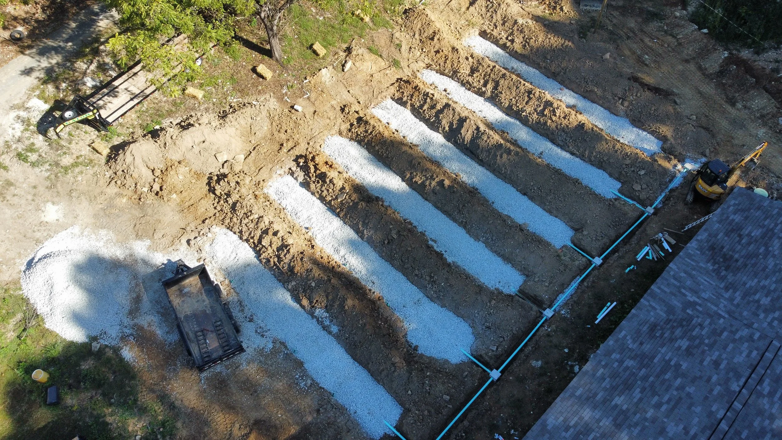 Trenching for utilities in Laurel County Kentucky