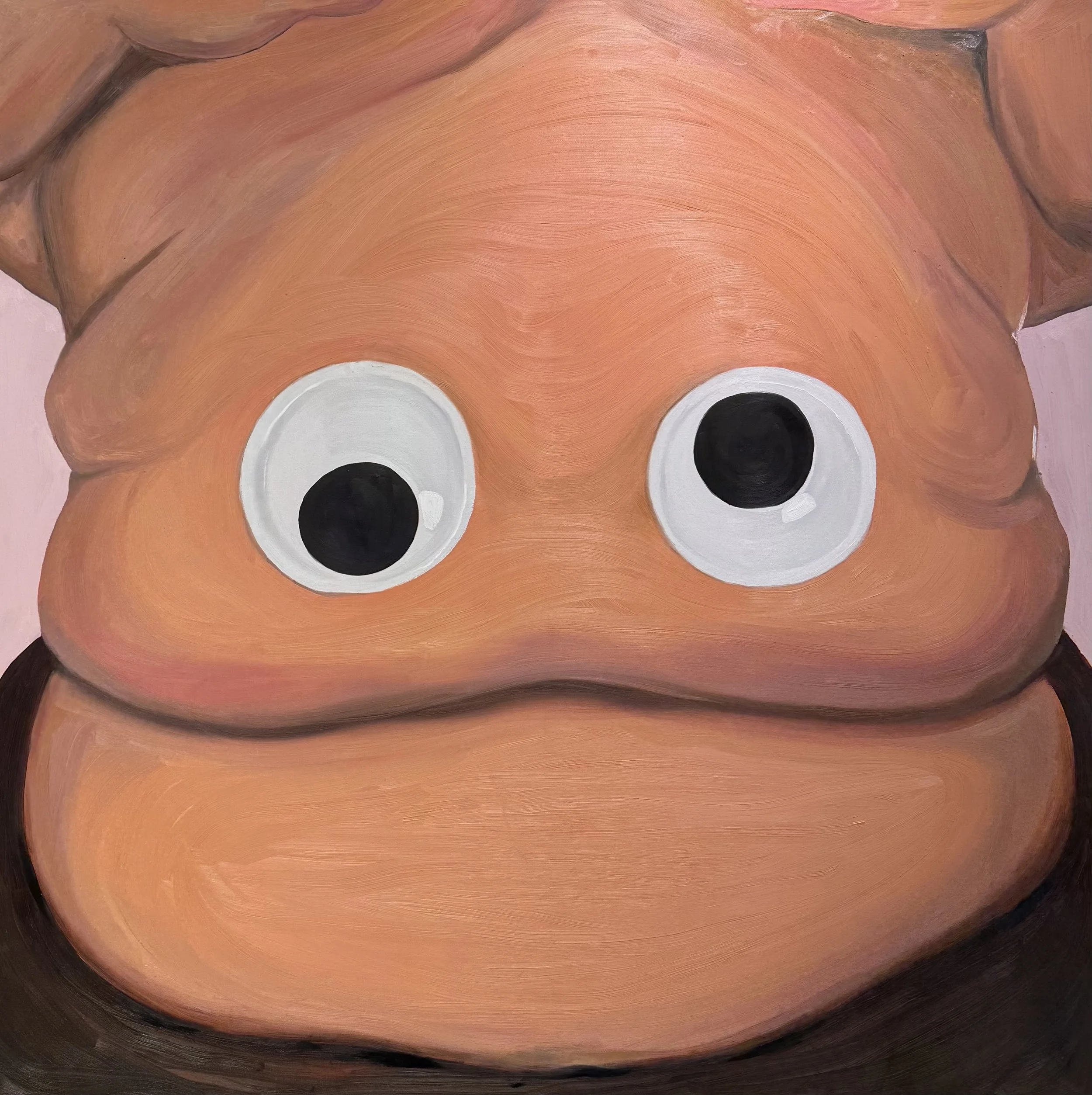 Self Portrait, 2025, 48 x 48 inches, oil on canvas