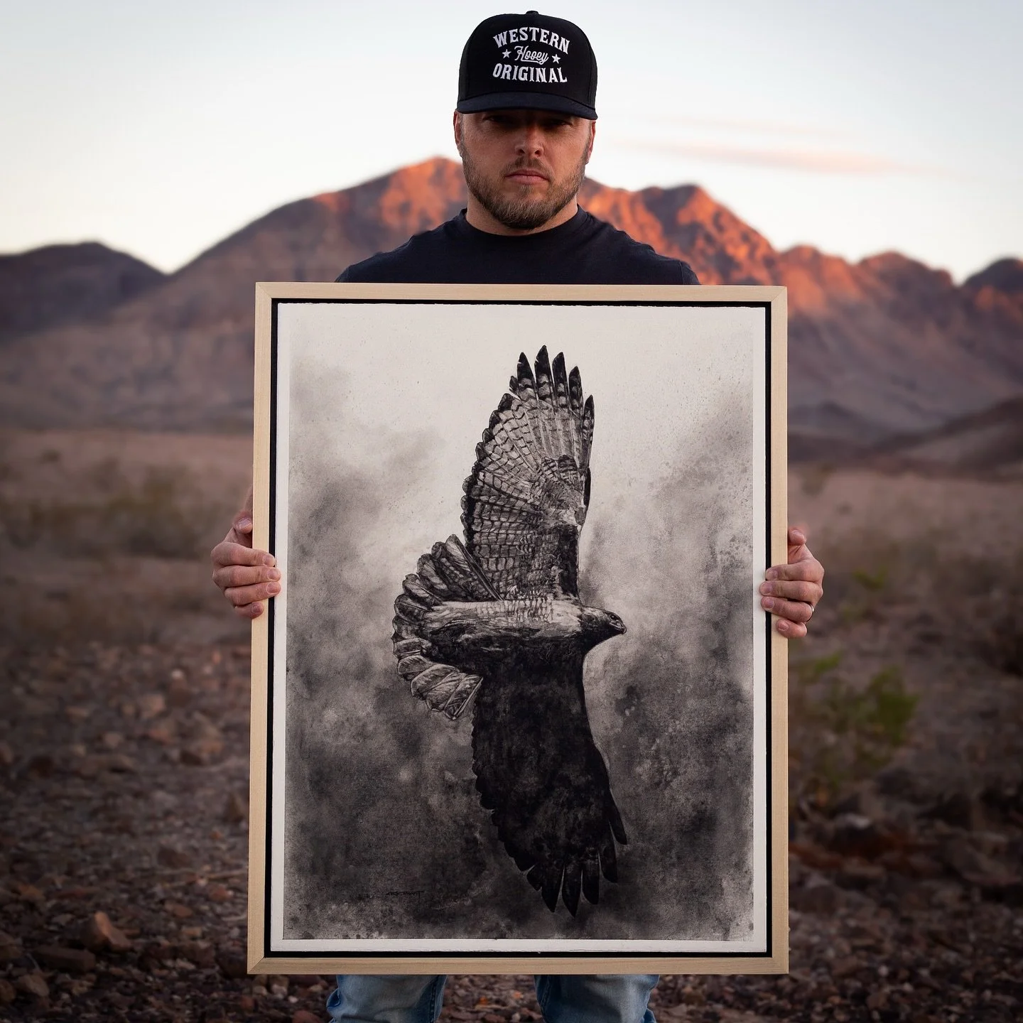 &ldquo;Messenger&rdquo; All framed up and ready to ship. Link in bio.

#messenger #hawk #retailedhawk #cbstewart #westernart #westernartist #artofthewest #southwestart #wildlifeart #wildlifeartist #charcoal #liquidcharcoal #nitram #nitramcharcoal #de