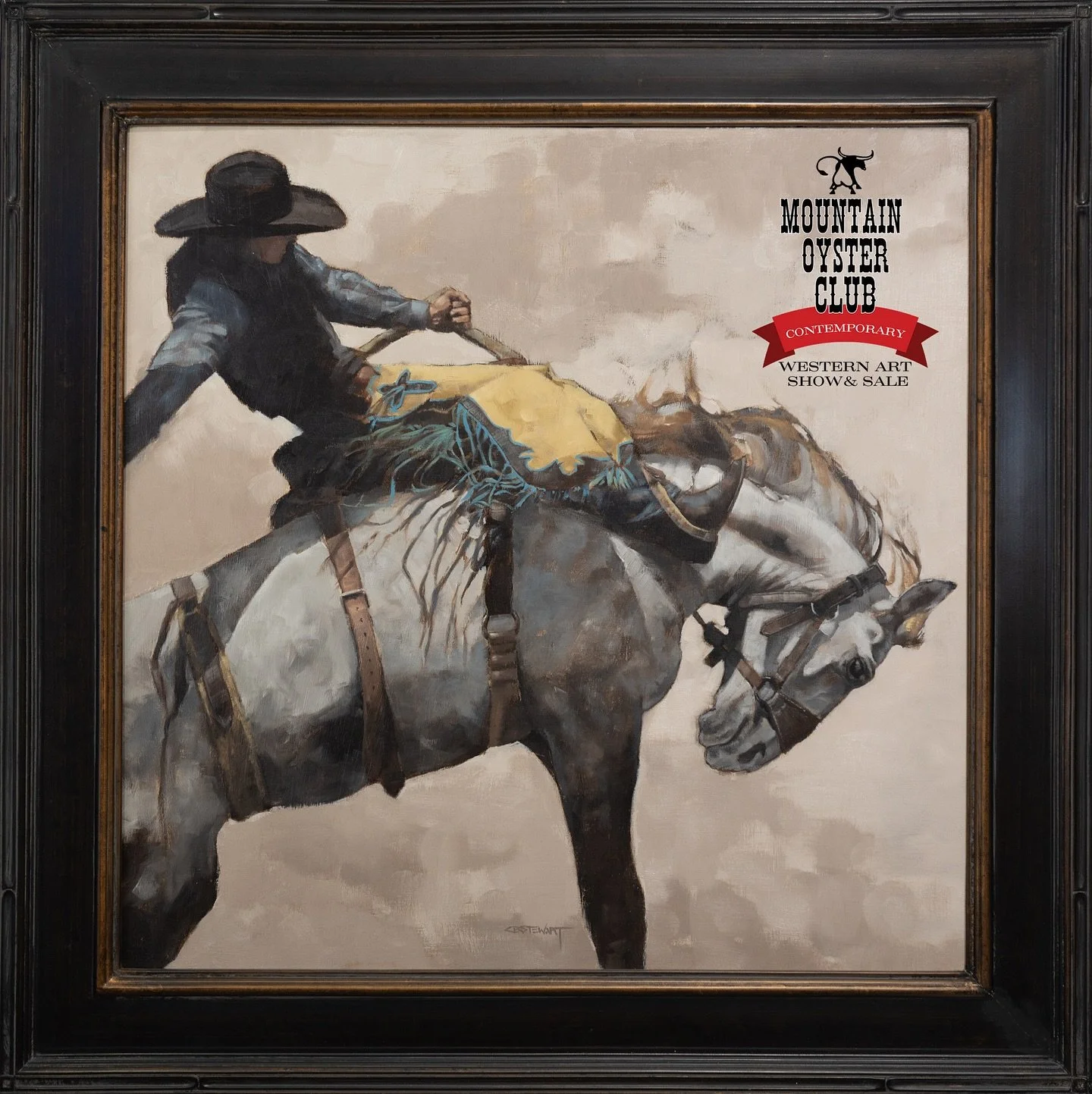 Im so pumped to announce that I was selected to participate in the 2025 Mountain Oyster Club Art Show this November 21-23 in Tucson, AZ. This will be my 2nd year being involved in this show, and I am so honored to be invited back. &ldquo;Bronc Rider&