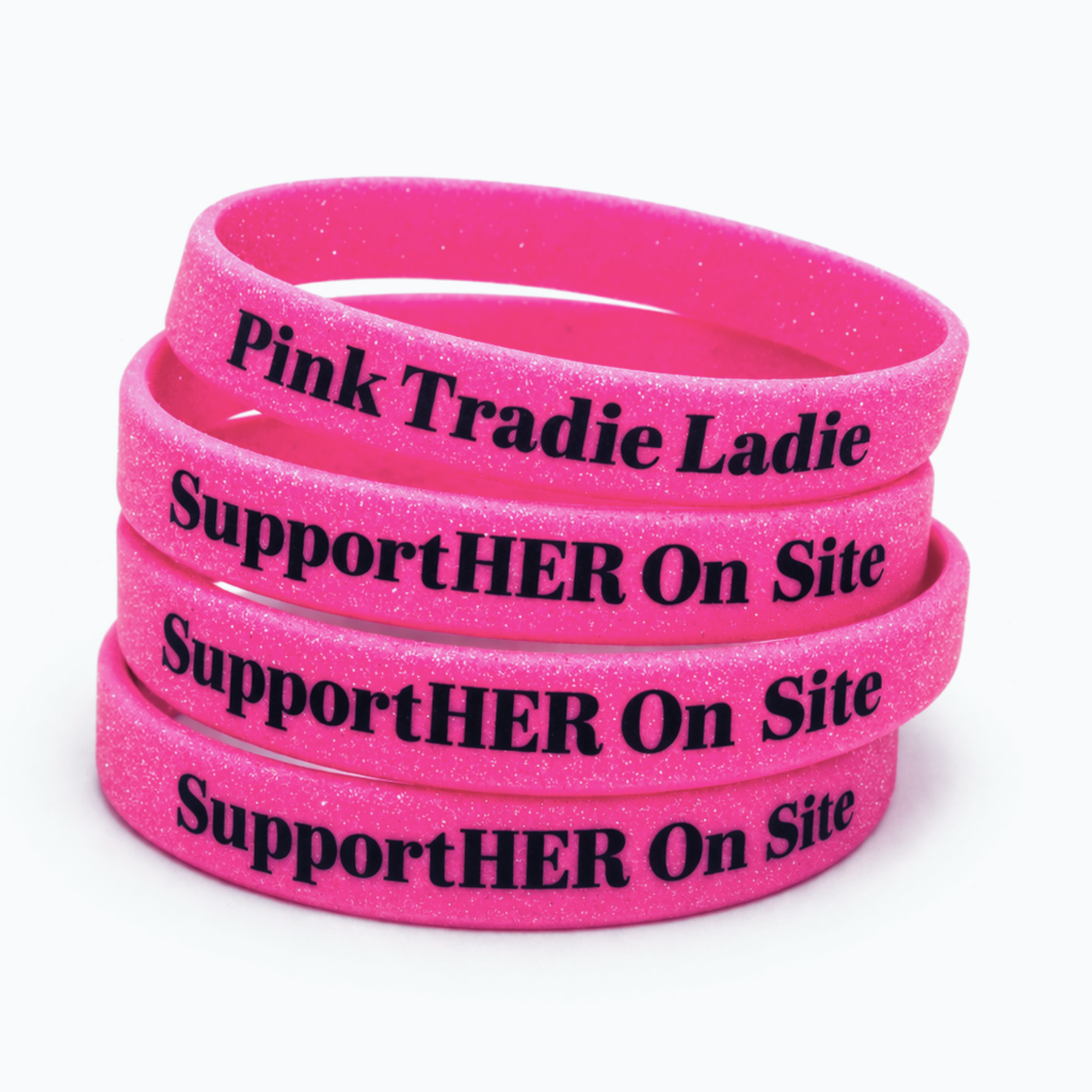 SupportHER On Site Wristband - Glitter