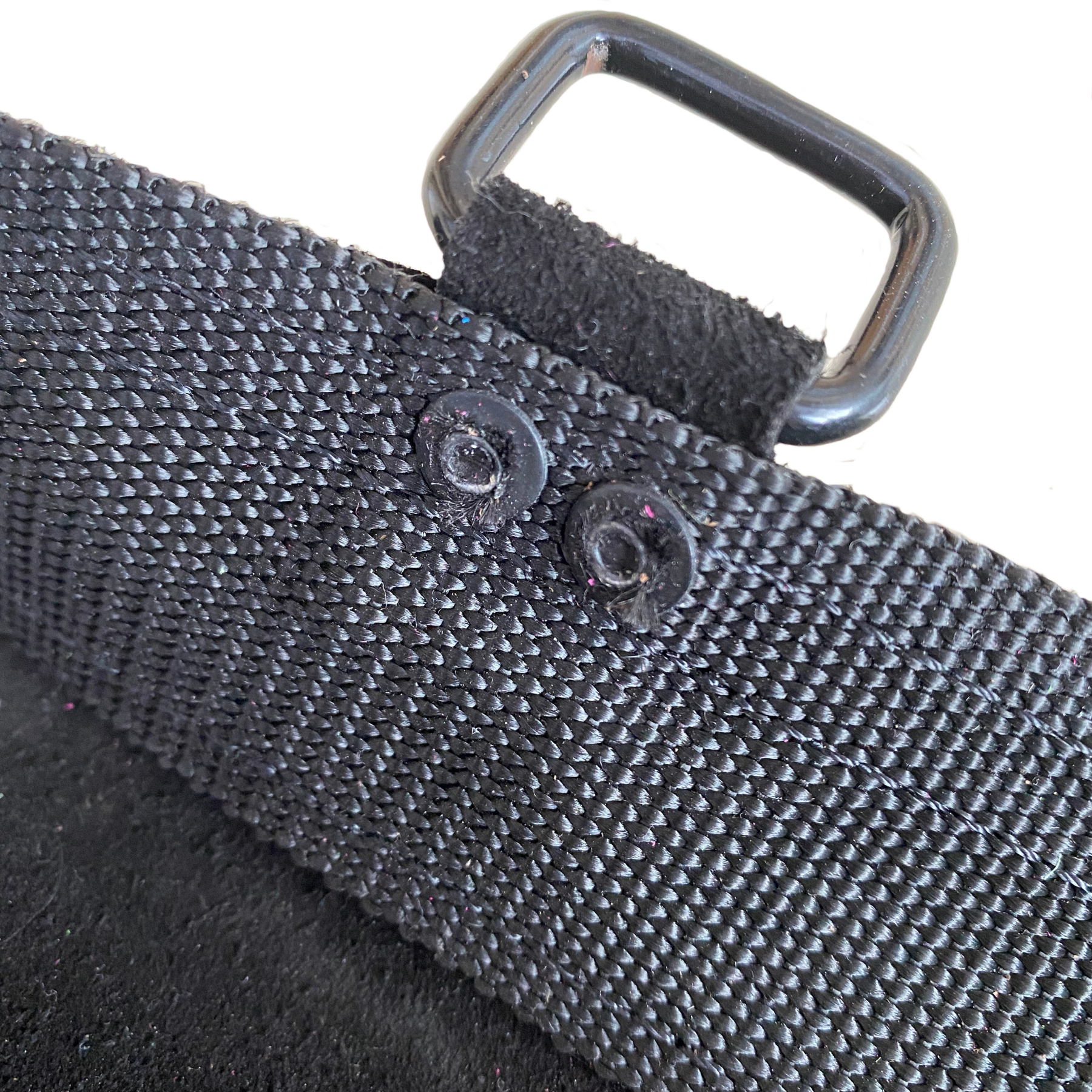 Pink Tradie Ladie branded tool belt close up product shot