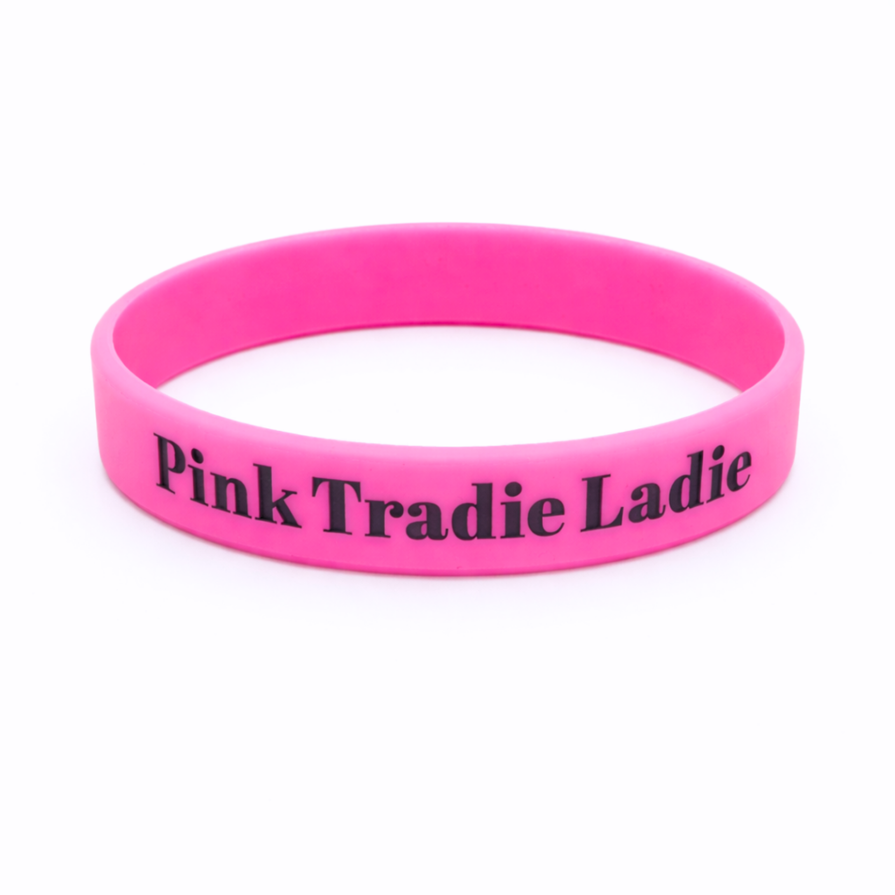 Wristband supporting women in trades Australia